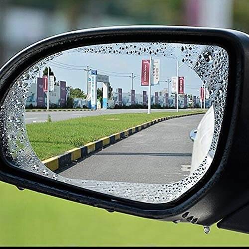 WHIMSICAL WONDERS 2 Pc Anti-Fog, Anti-Scratch, and Waterproof HD Clear Rearview Car Mirror Film Sticker WHIMSICAL WONDERS 2 Pc Anti-Fog, Anti-Scratch, and Waterproof HD Clear Rearview Car Mirror Film Sticker