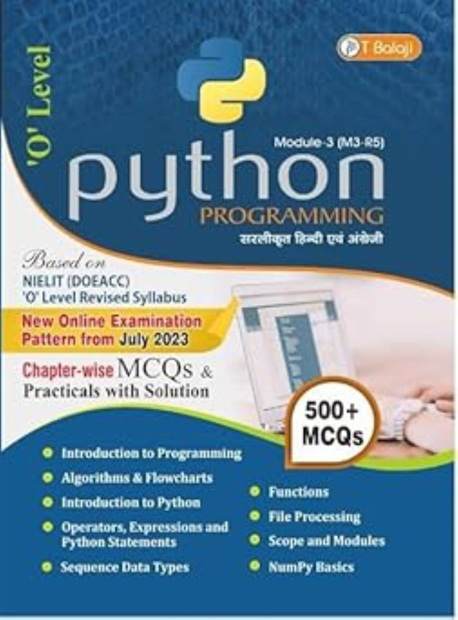     			O LEVEL PYTHON PROGRAMMING