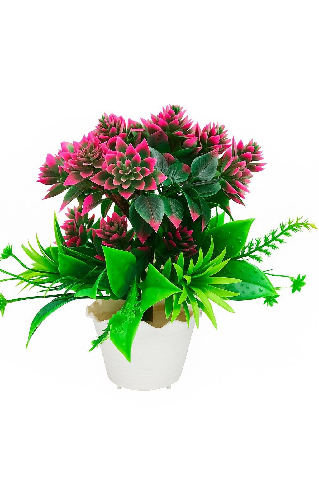 Premium Artificial Decorative Plant with Pink-Green Premium Artificial Decorative Plant with Pink-Green
