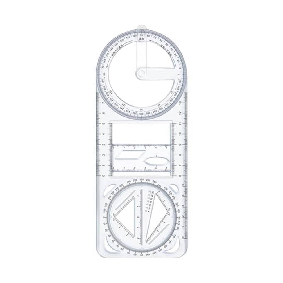 RAMDEV ENTERPRISE Finalize Multifunctional Geometric Ruler Multifunctional Student Math Ruler Transparent Plastic Movable Drawing Template Measuring Math Ruler Tool Multifunction Geometric Ruler for School Student RAMDEV ENTERPRISE Finalize Multifunctional Geometric Ruler Multifunctional Student Math Ruler Transparent Plastic Movable Drawing Template Measuring Math Ruler Tool Multifunction Geometric Ruler for School Student