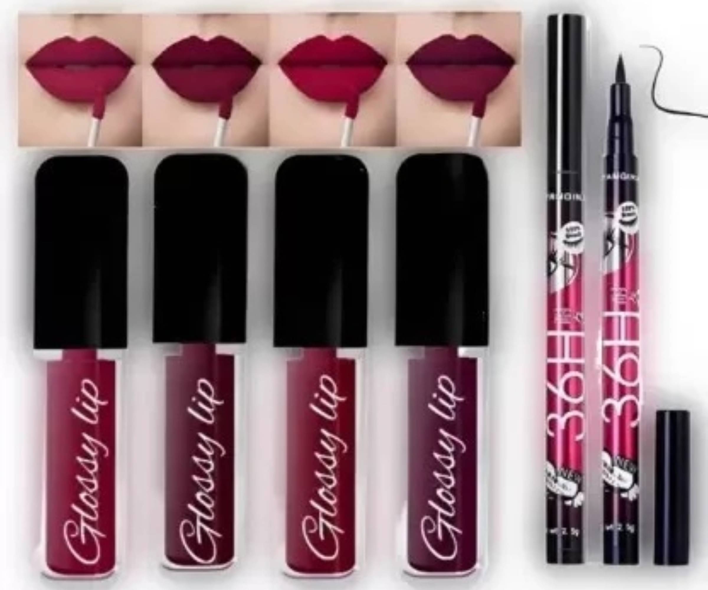     			SHEFFO Multi Matte Long Lasting Liquid Lipstick ( Pack of 5 )