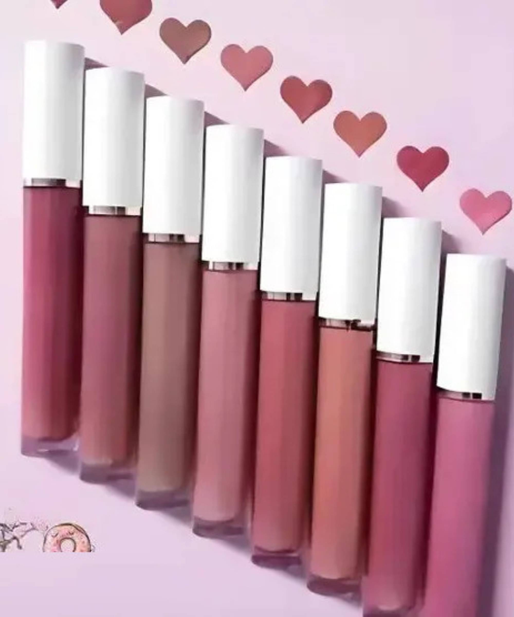     			SHEFFO Multi Matte Long Lasting Liquid Lipstick ( Pack of 8 )