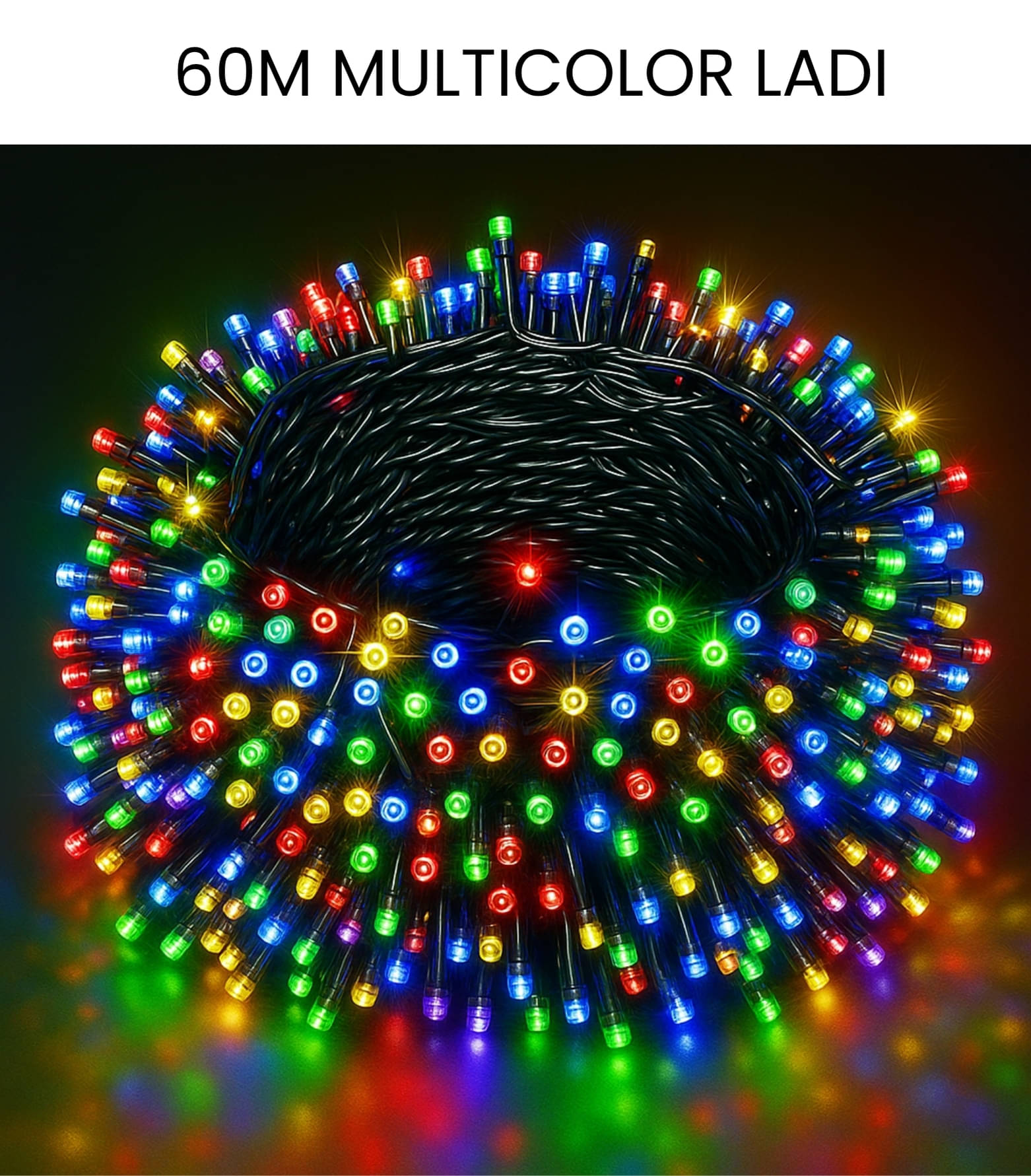     			SPARKWORLD Multicolor 60M String Light ( Pack of 1 )