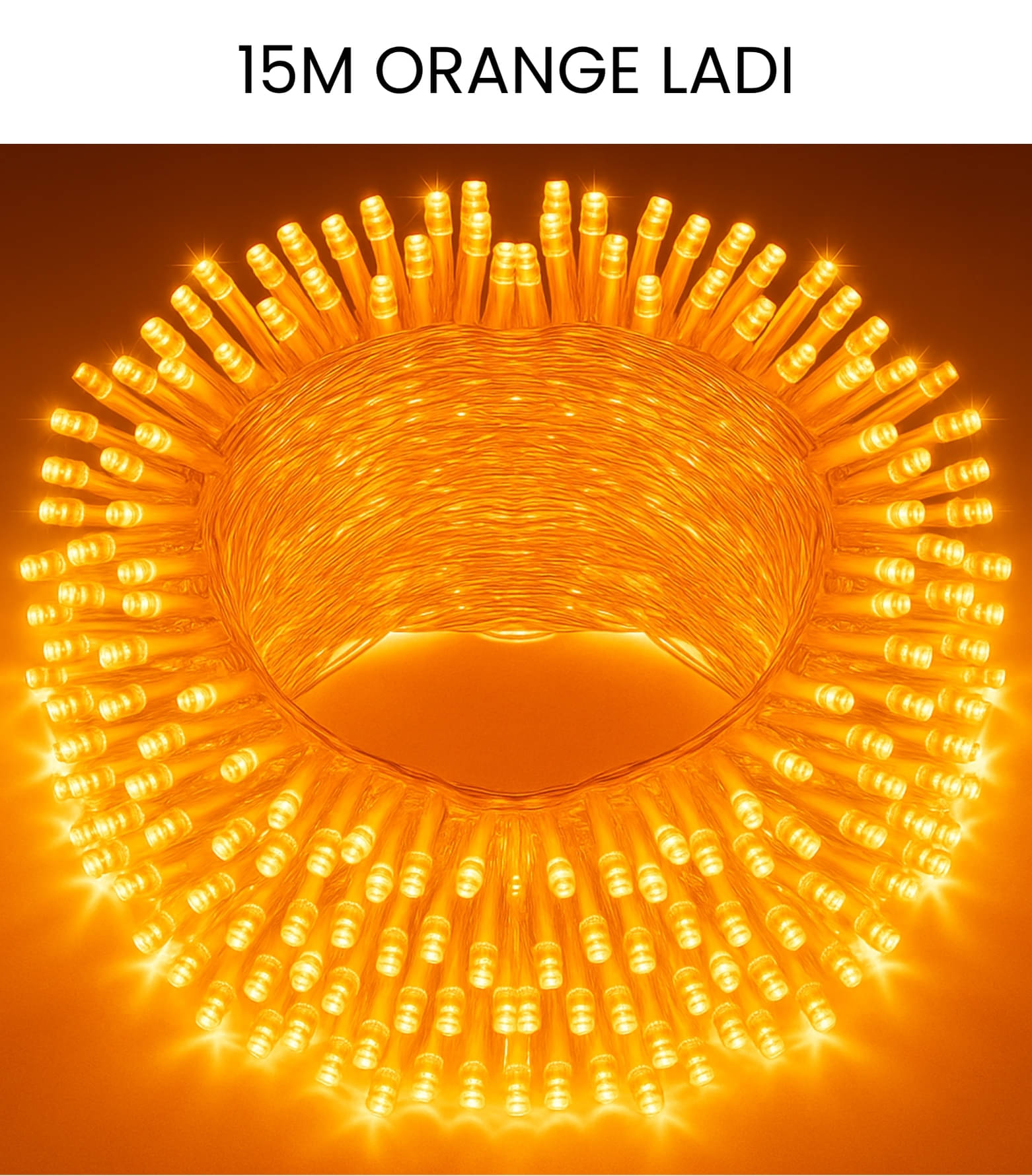     			SPARKWORLD Orange 15M String Light ( Pack of 1 )