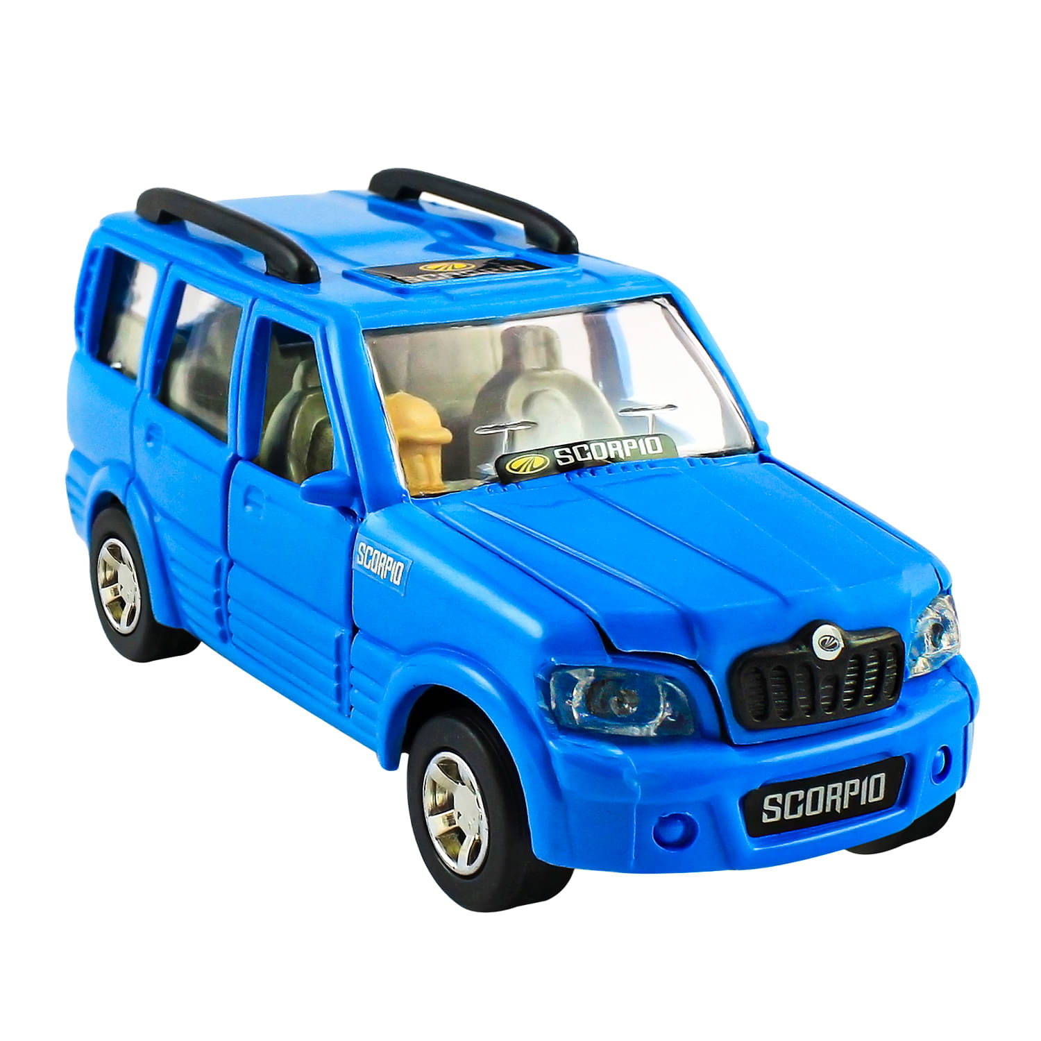     			Shinsei Pull Back Mahindra Scorpio Opening Doors, Miniature Scaled Models || Dinky Cars | - Multicolor