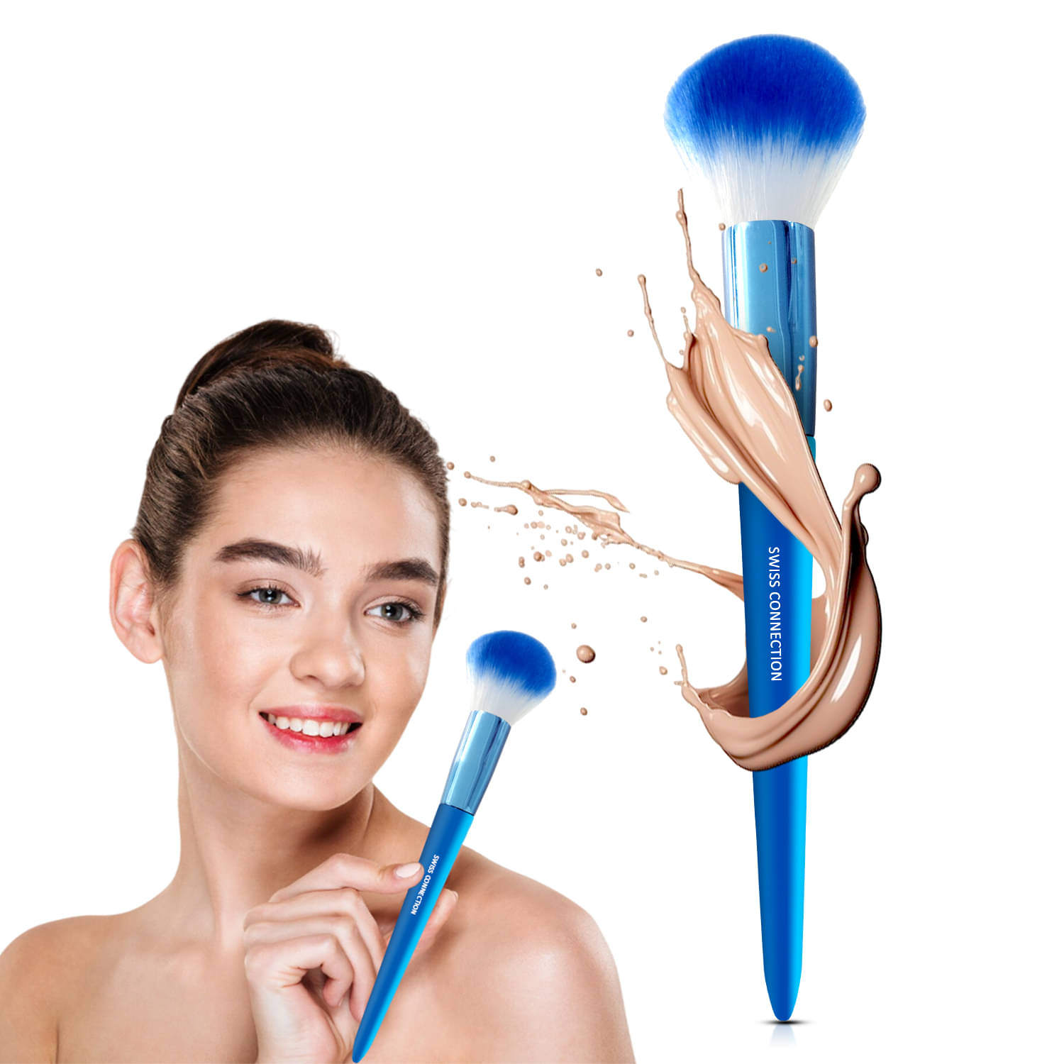 Swiss Connection Synthetic Foundation Brush 1 Pcs 150 g Swiss Connection Synthetic Foundation Brush 1 Pcs 150 g