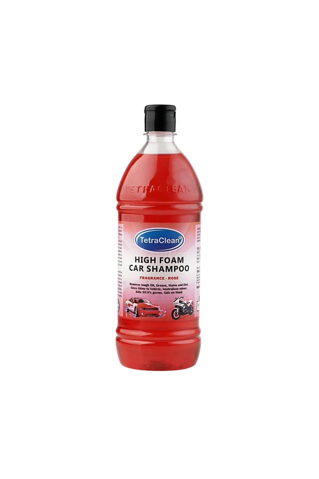     			Tetraclean High Foam Car Wash Shampoo (1L) | Thick Honey Gel with Peach Fragrance | pH Neutral, No Water Spots | Deep Clean, Wet Look Shine | Safe on Paint | Luxurious Car Washing Liquid