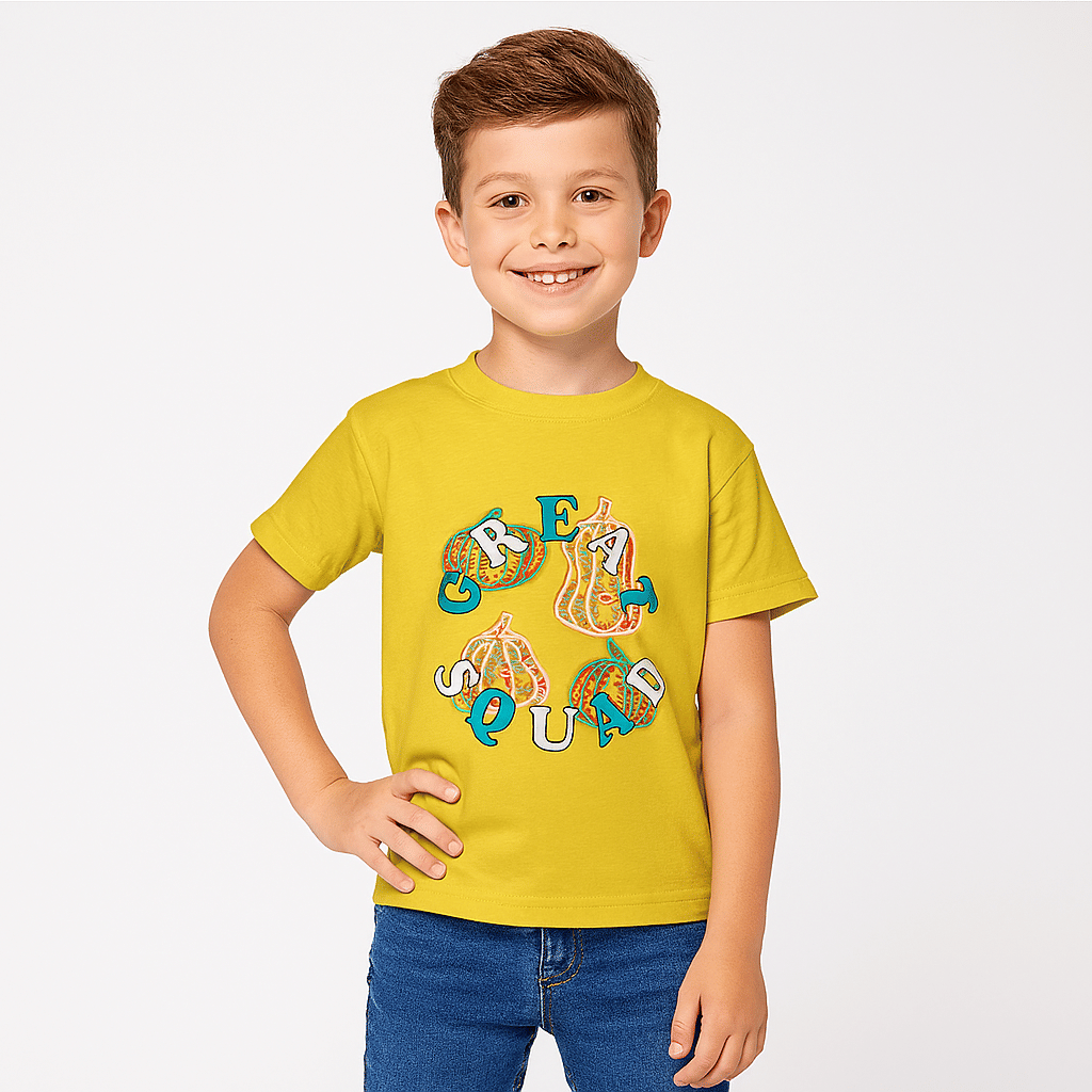     			Tring Pack of 1 Boys Cotton Blend T-Shirt ( Yellow )