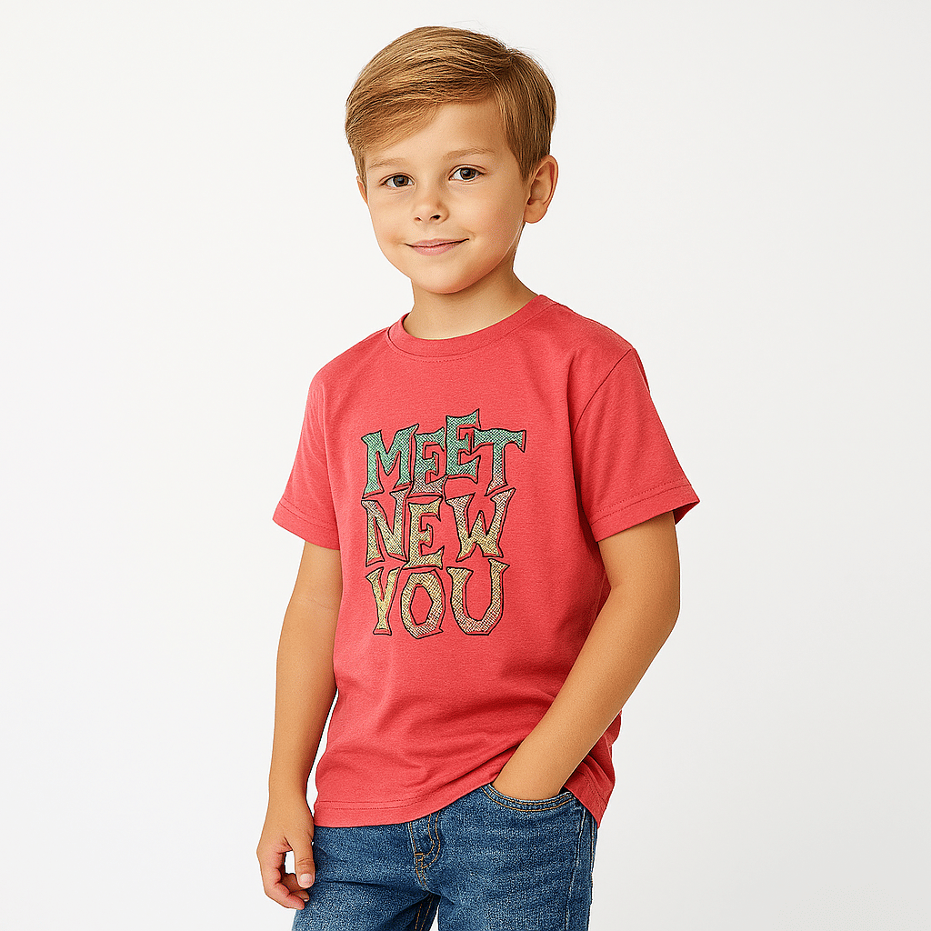     			Tring Pack of 1 Boys Cotton Blend T-Shirt ( Pink )
