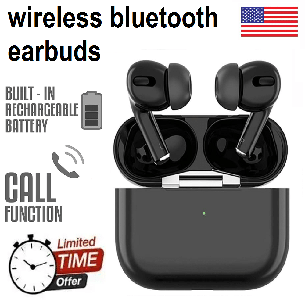 True Wireless Earbuds | HD Sound + | Long Playtime & Sweatproof (Black) True Wireless Earbuds | HD Sound + | Long Playtime & Sweatproof (Black)