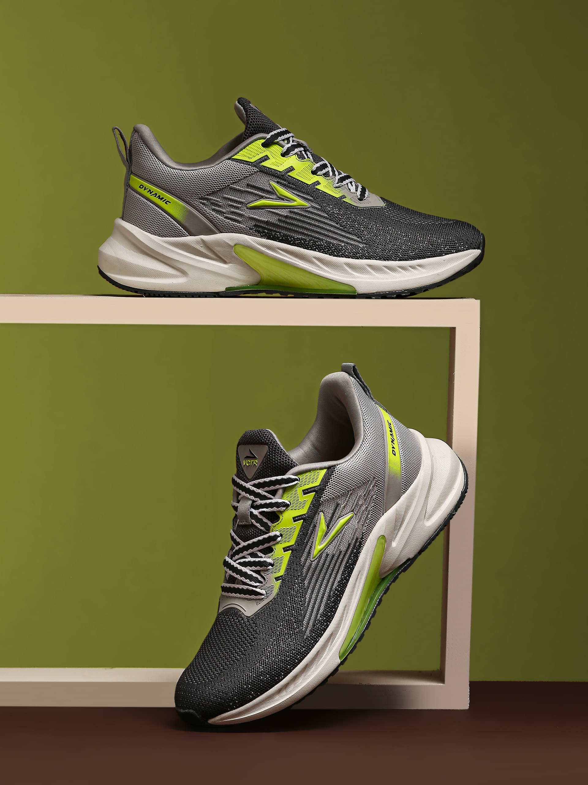 VCTR Dynamic DYN01 Gray Men's Sports Running Shoes VCTR Dynamic DYN01 Gray Men's Sports Running Shoes