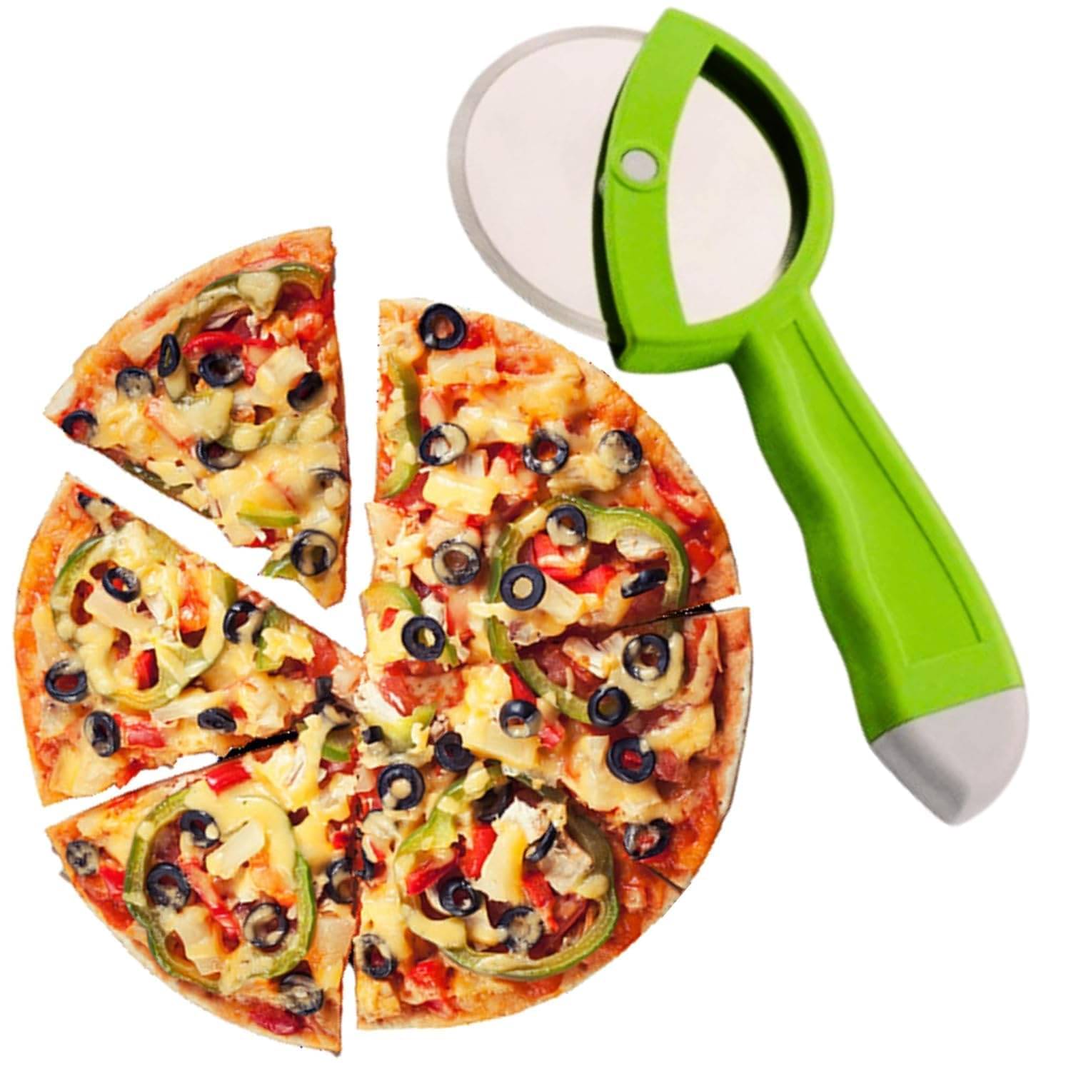     			kare beauty Multicolor Pizza Cutter
