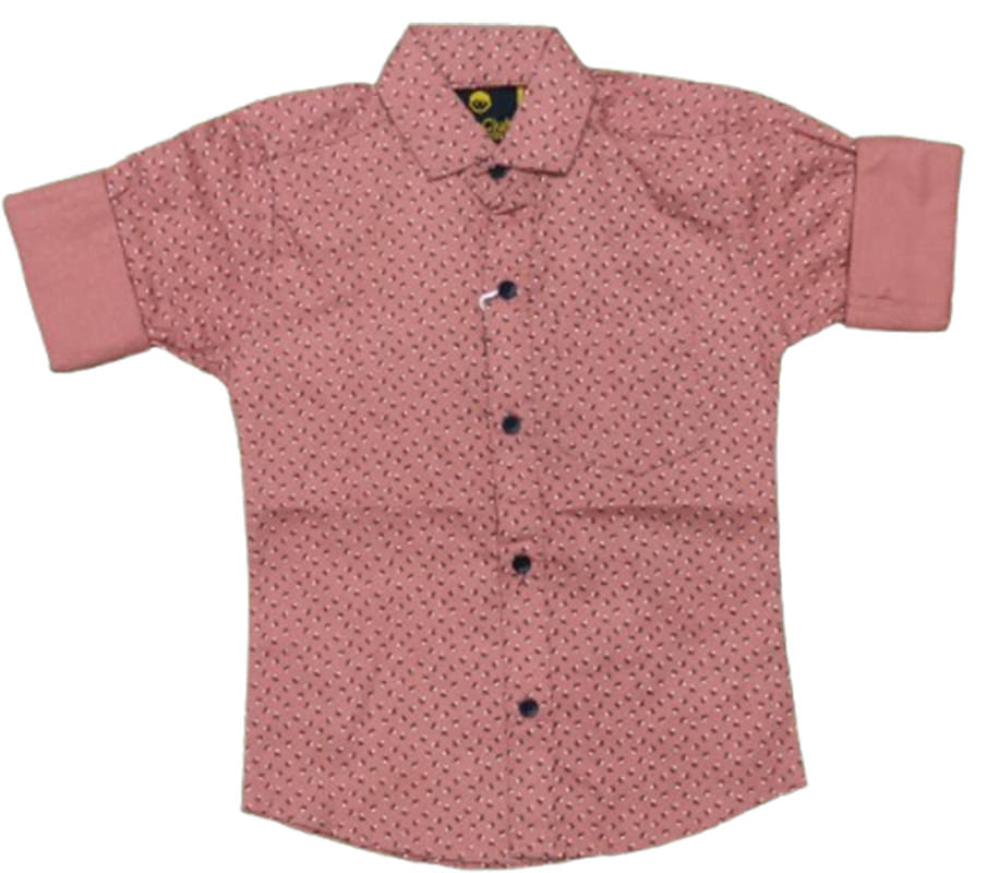 kiyansh club Pack of 1 Boys 100% Cotton Full Sleeves Shirt ( Rust ) kiyansh club Pack of 1 Boys 100% Cotton Full Sleeves Shirt ( Rust )