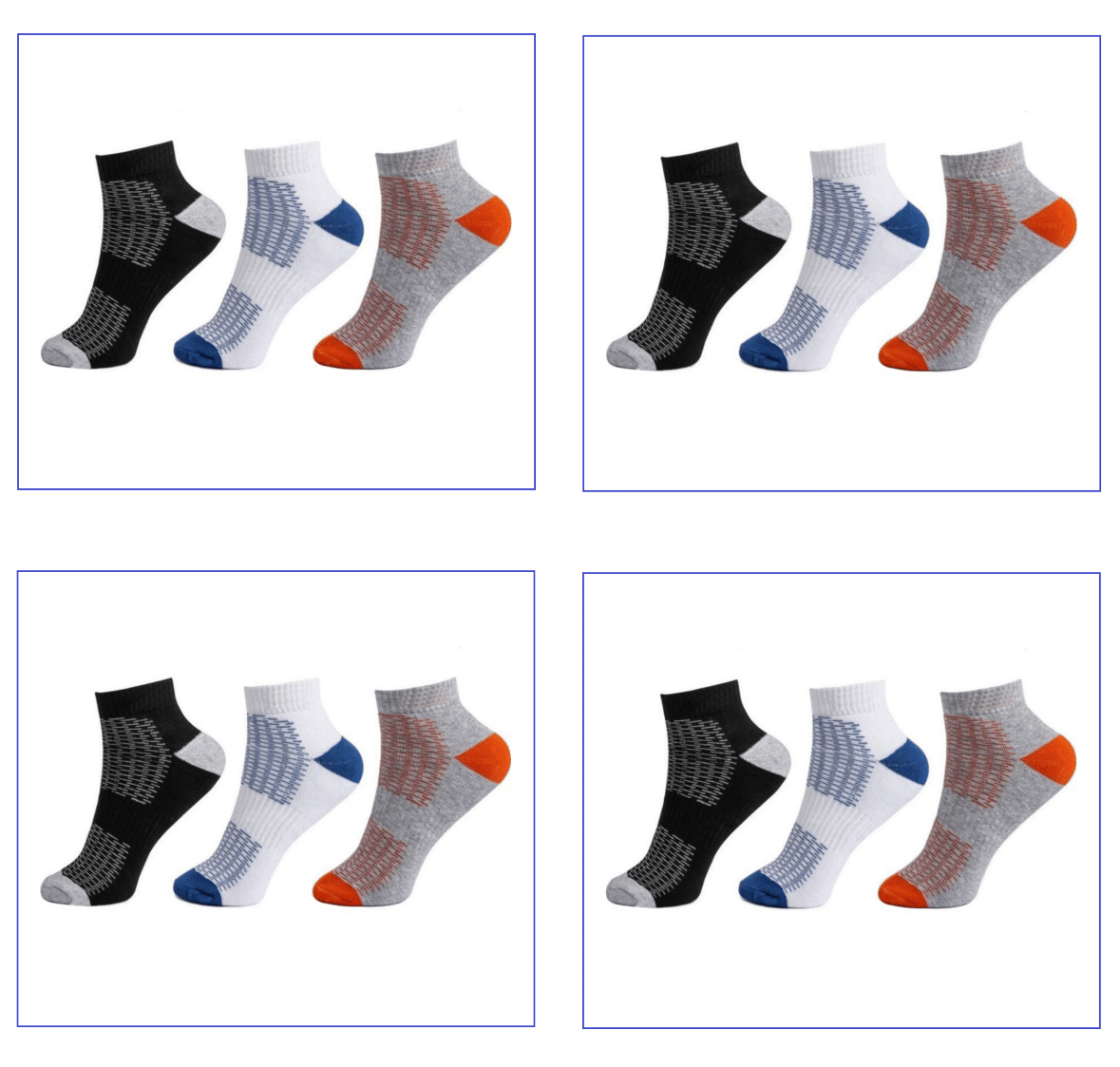    			Jiema Pack of 12 Men's Cotton Ankle Length Socks ( Multicolor )
