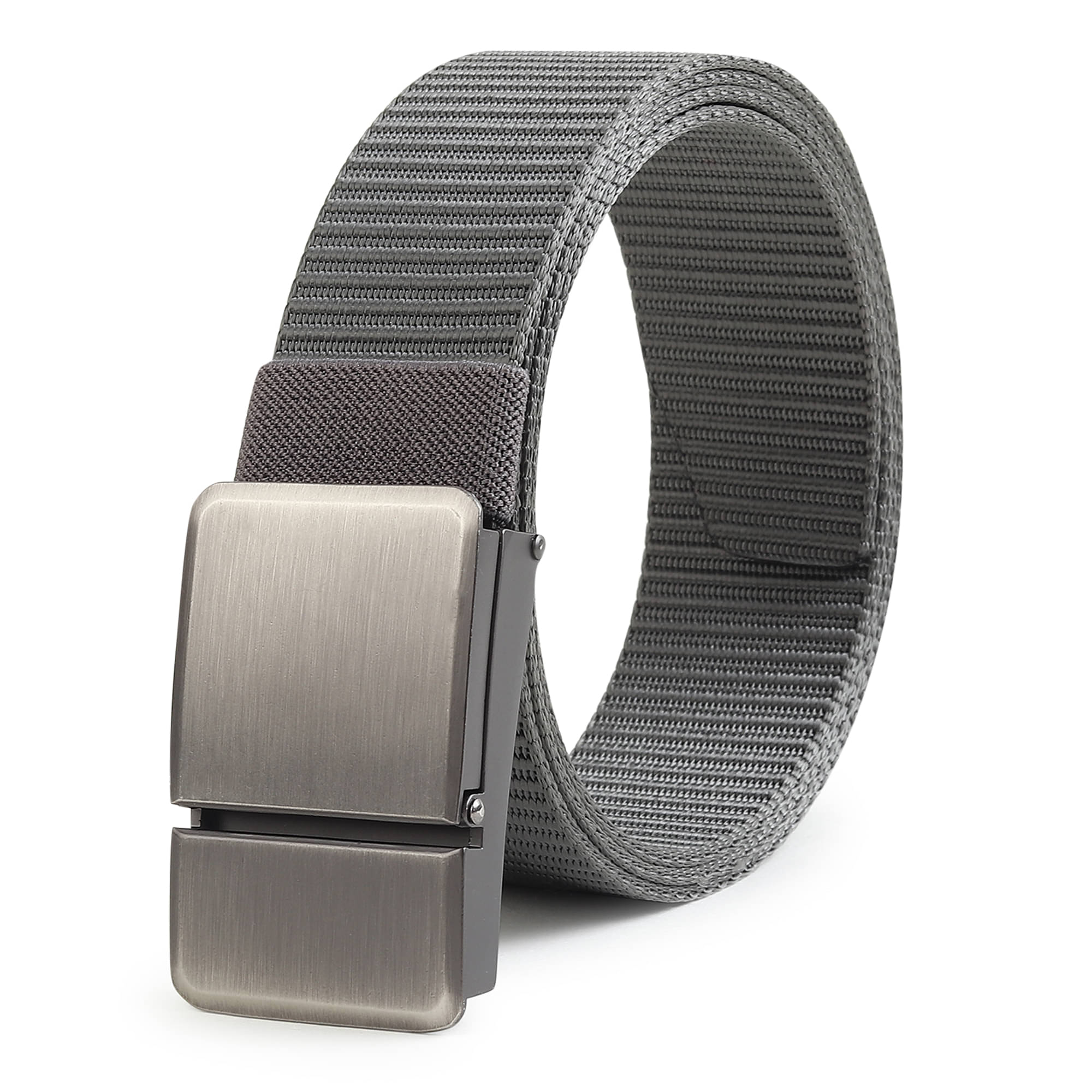 Loopa - Gray Nylon Men's Casual Belt ( Pack of 1 )     			Loopa - Gray Nylon Men's Casual Belt ( Pack of 1 )