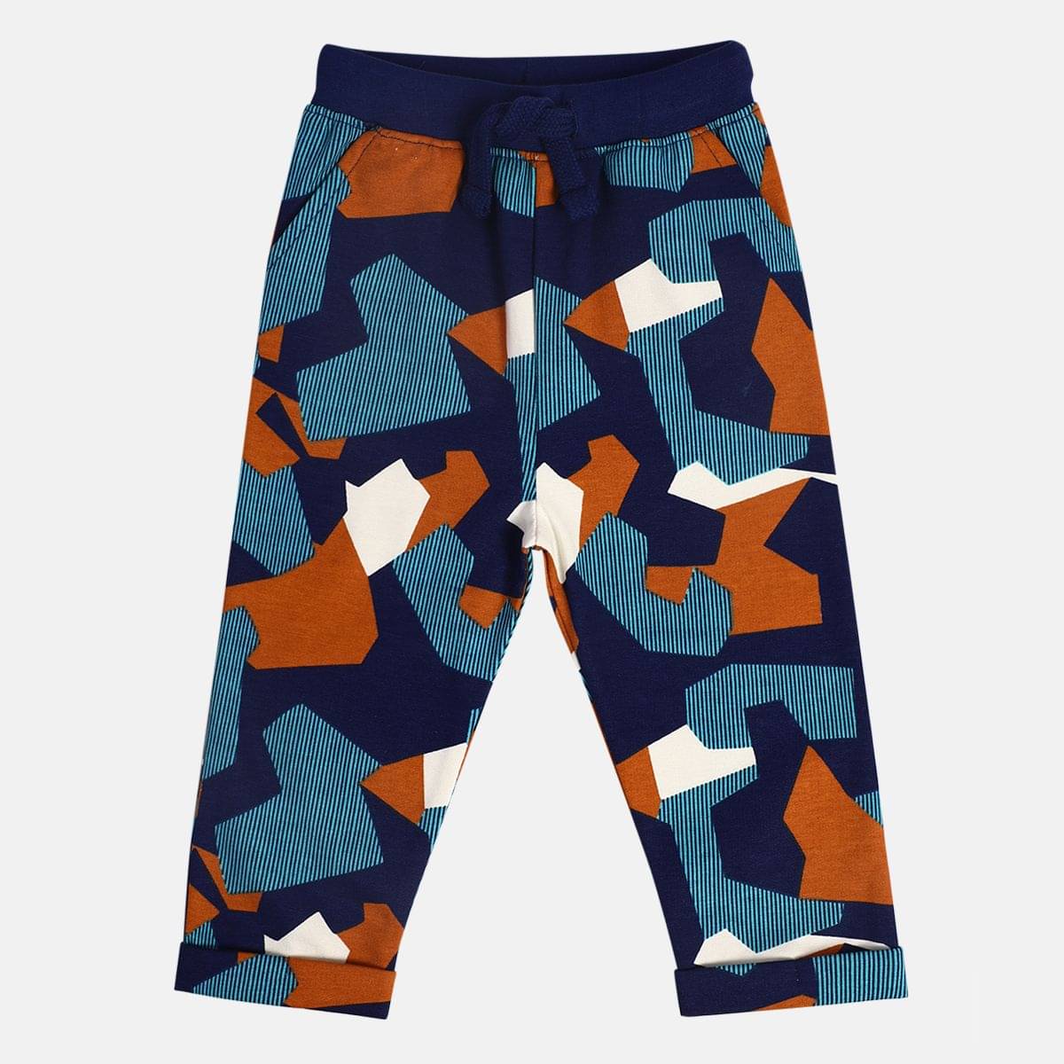    			MINI KLUB Pack of 1 Baby Boys Cotton Trackpant ( Multicolor )