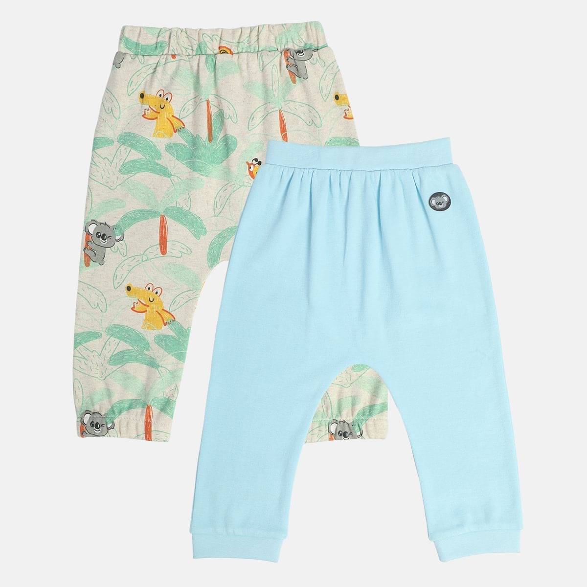     			MINI KLUB Pack of 2 Baby Boys Cotton Trackpant ( Multicolor )