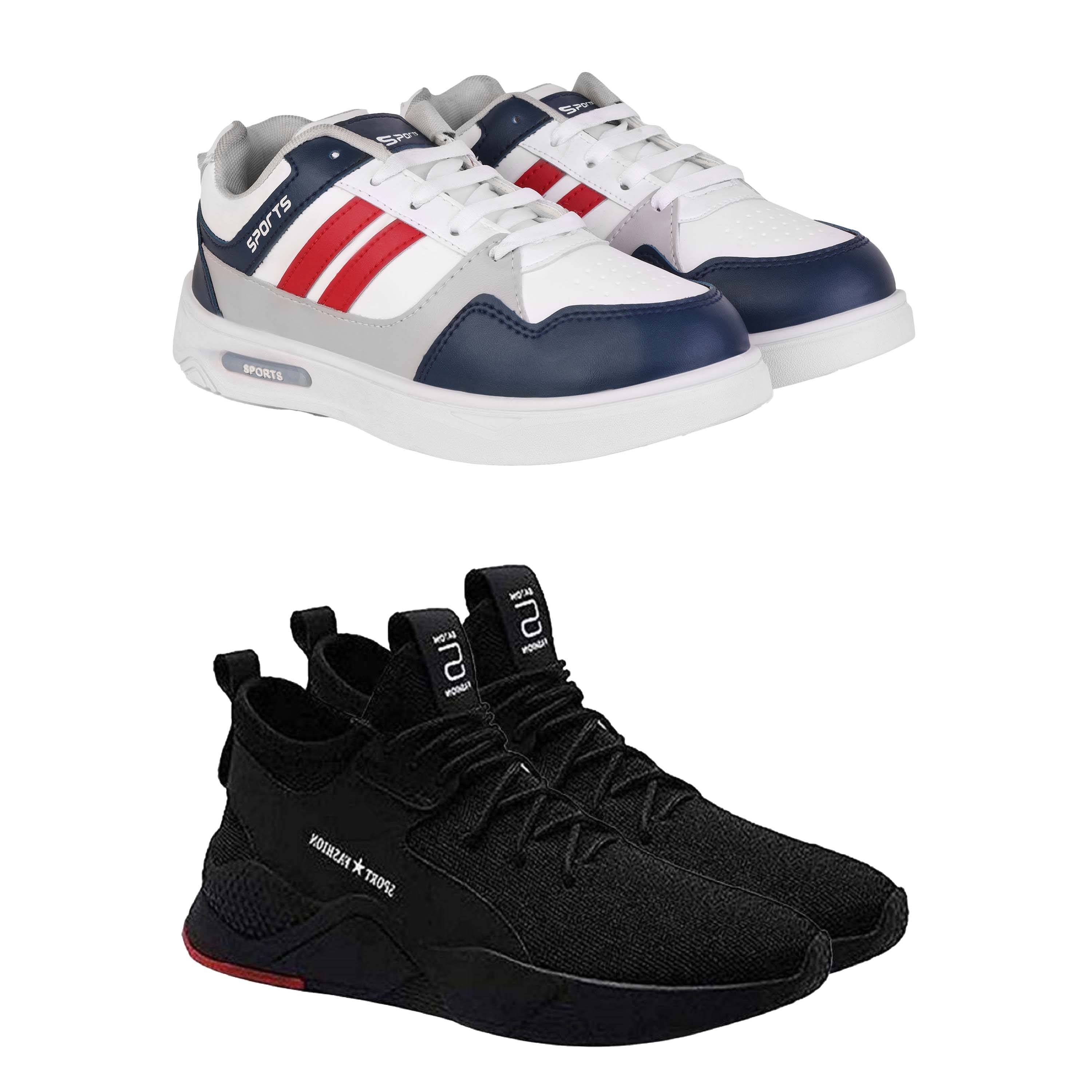     			PENNEN Black Men's Lifestyle Shoes
