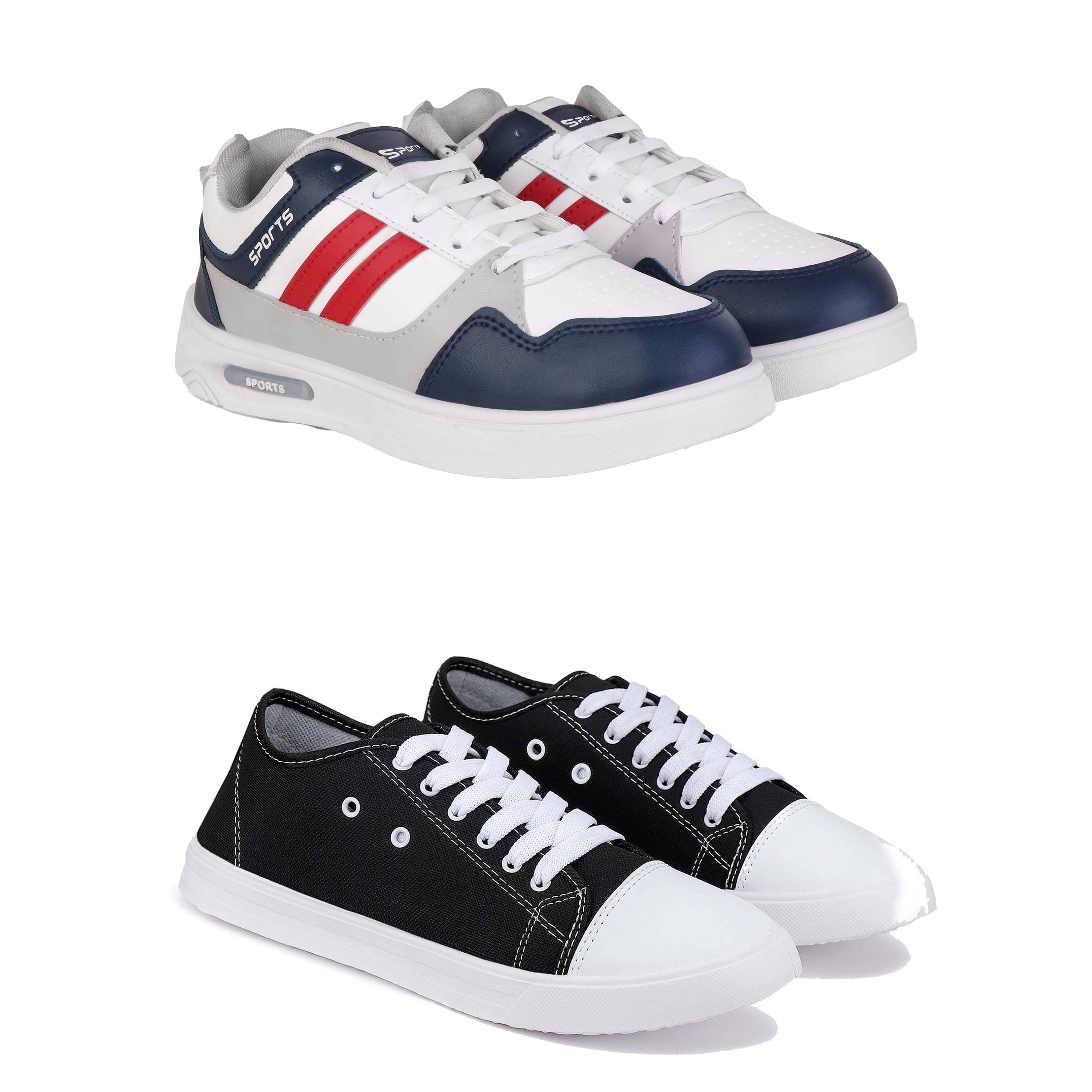     			PENNEN Black Men's Lifestyle Shoes