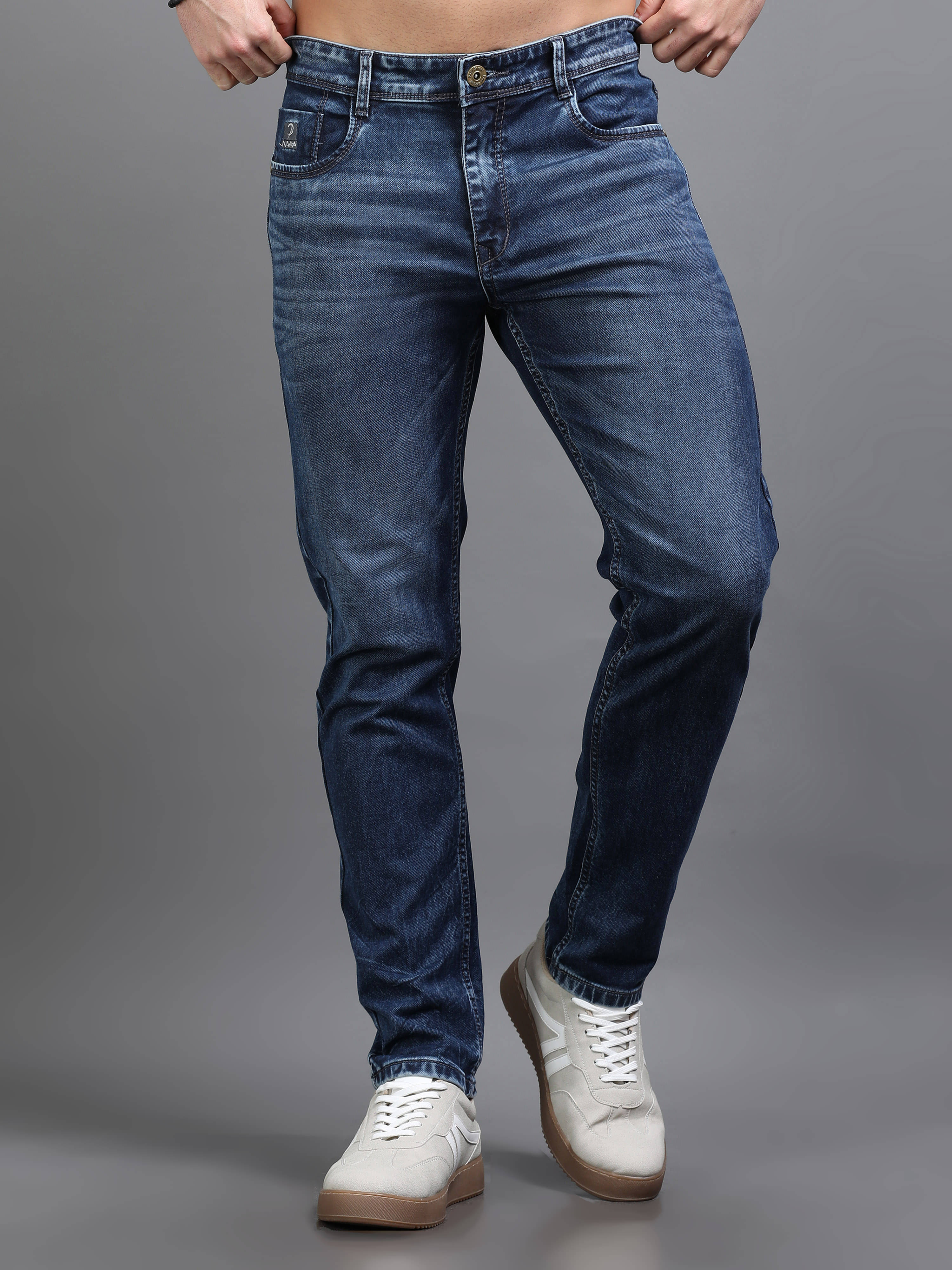 Paul Street Regular Fit Basic Men's Jeans - Navy Blue ( Pack of 1 ) Paul Street Regular Fit Basic Men's Jeans - Navy Blue ( Pack of 1 )