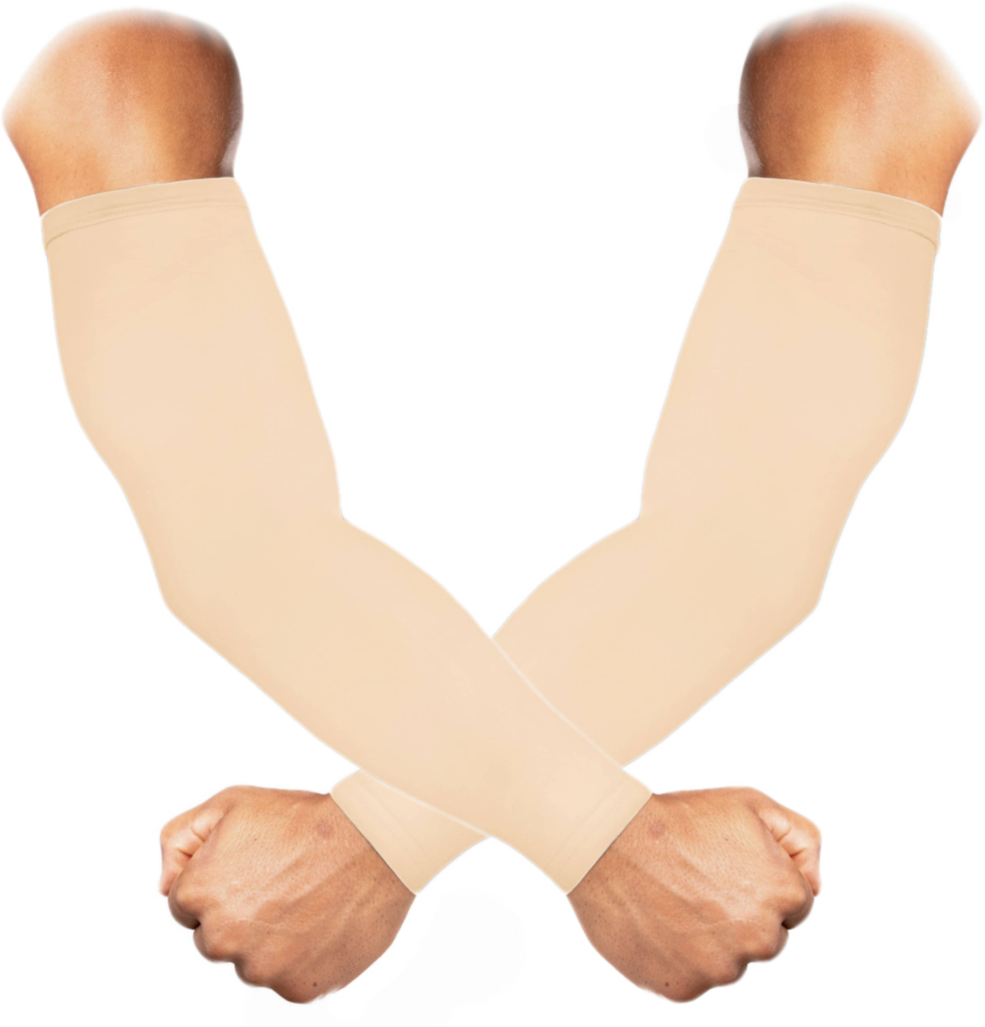     			SUBHUSHA Beige Solid Riding Sleeves ( Single Set )