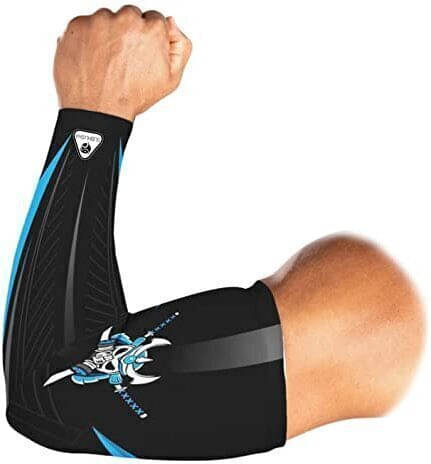     			SUBHUSHA Black Printed Riding Sleeves ( Single Set )