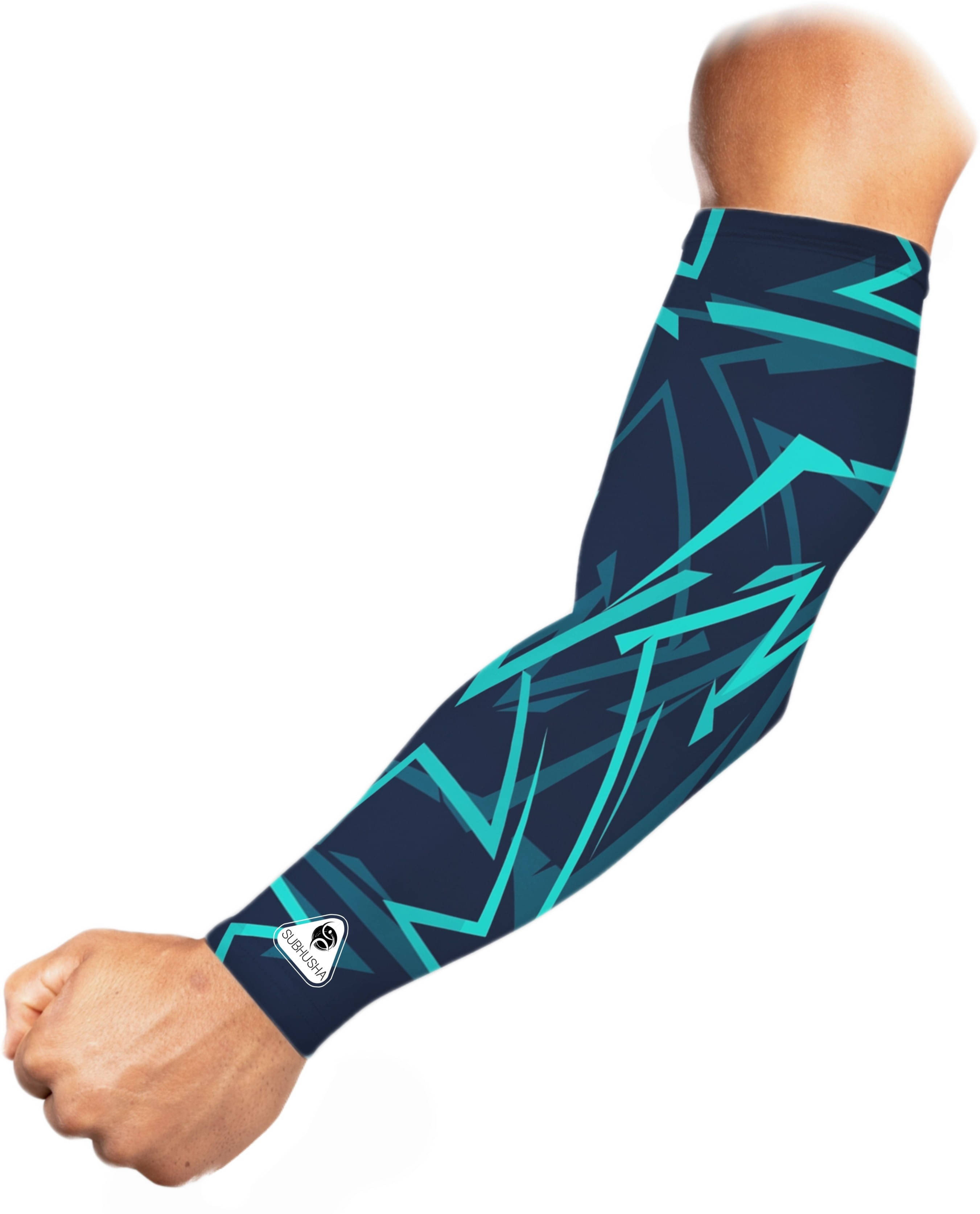 SUBHUSHA Green Printed Riding Sleeves ( Single Set ) SUBHUSHA Green Printed Riding Sleeves ( Single Set )