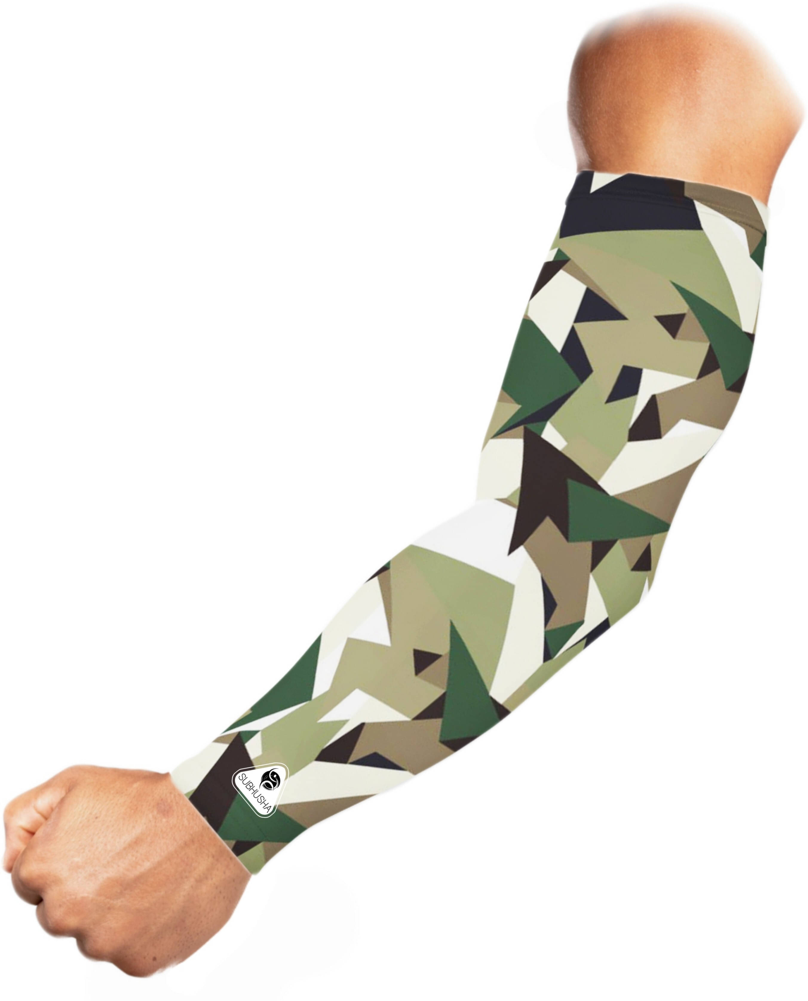     			SUBHUSHA Green Printed Riding Sleeves ( Single Set )
