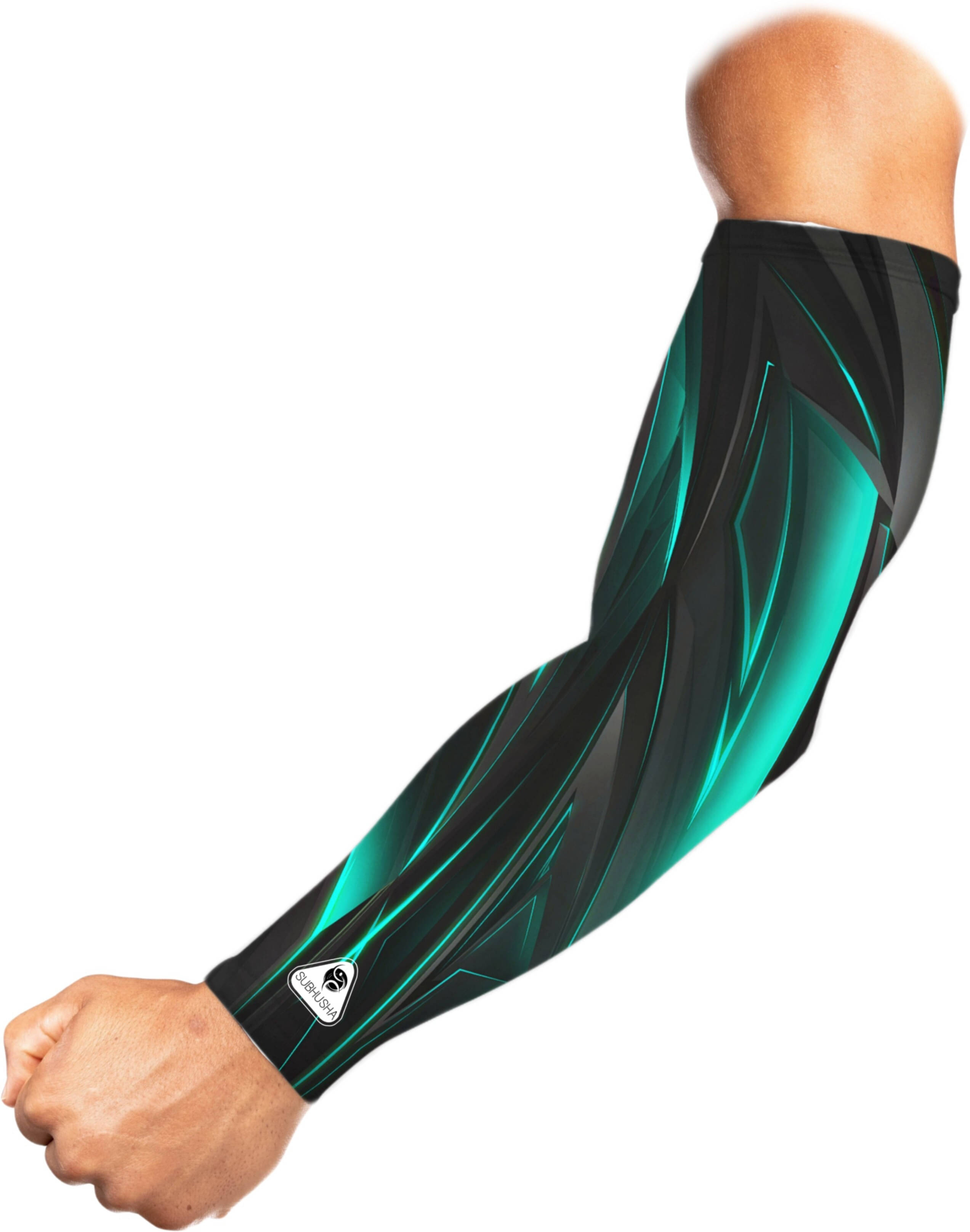 SUBHUSHA Green Printed Riding Sleeves ( Single Set ) SUBHUSHA Green Printed Riding Sleeves ( Single Set )