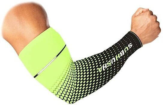     			SUBHUSHA Multicolor Printed Riding Sleeves ( Single Set )