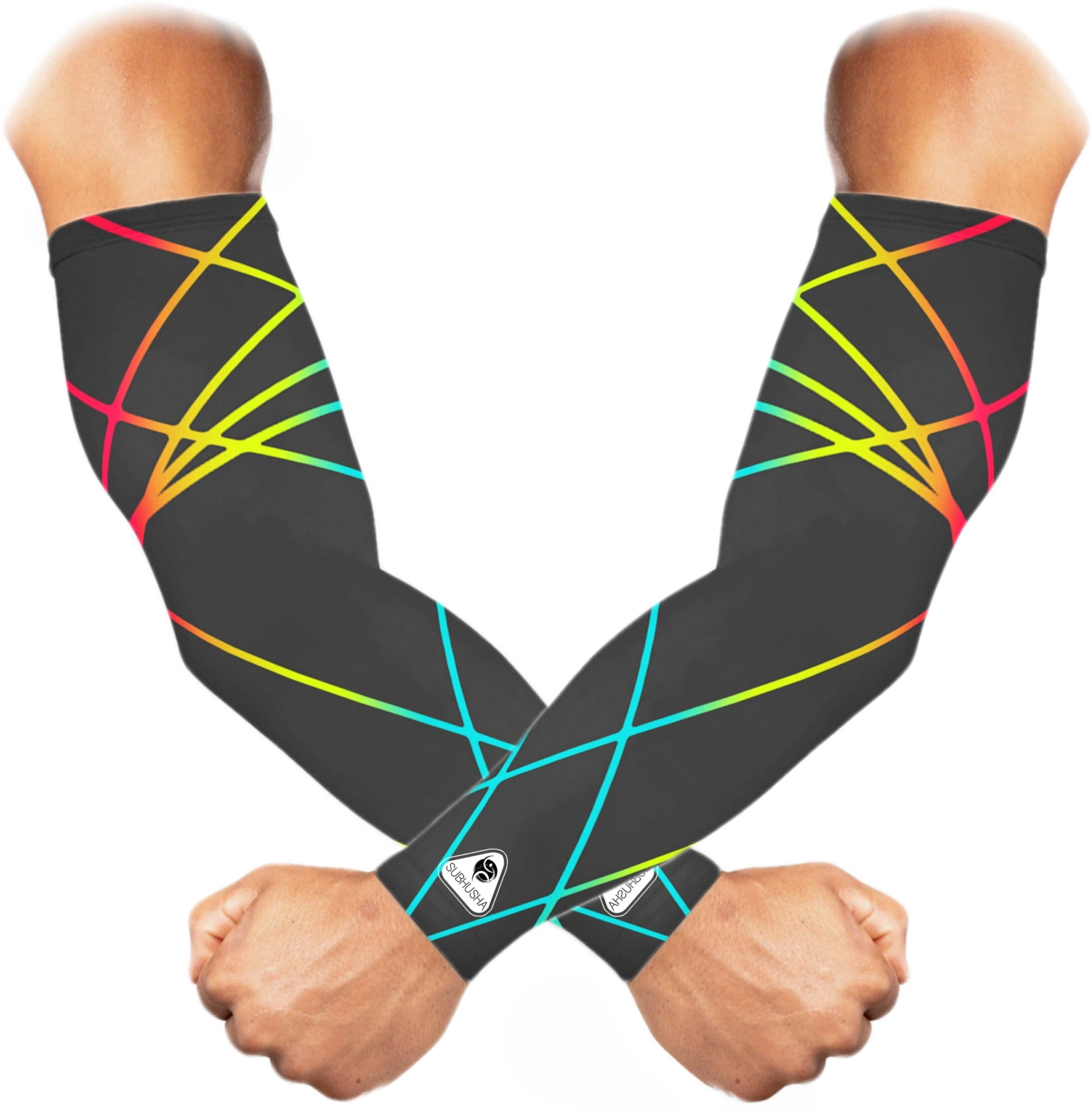 SUBHUSHA Multicolor Printed Riding Sleeves ( Single Set ) SUBHUSHA Multicolor Printed Riding Sleeves ( Single Set )