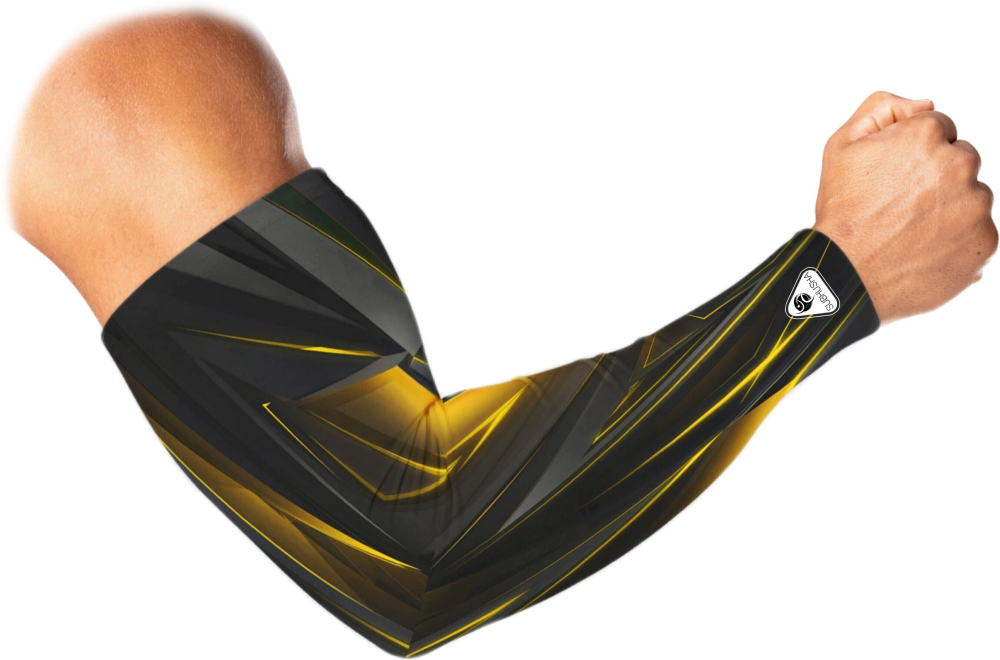 SUBHUSHA Yellow Printed Riding Sleeves ( Single Set ) SUBHUSHA Yellow Printed Riding Sleeves ( Single Set )