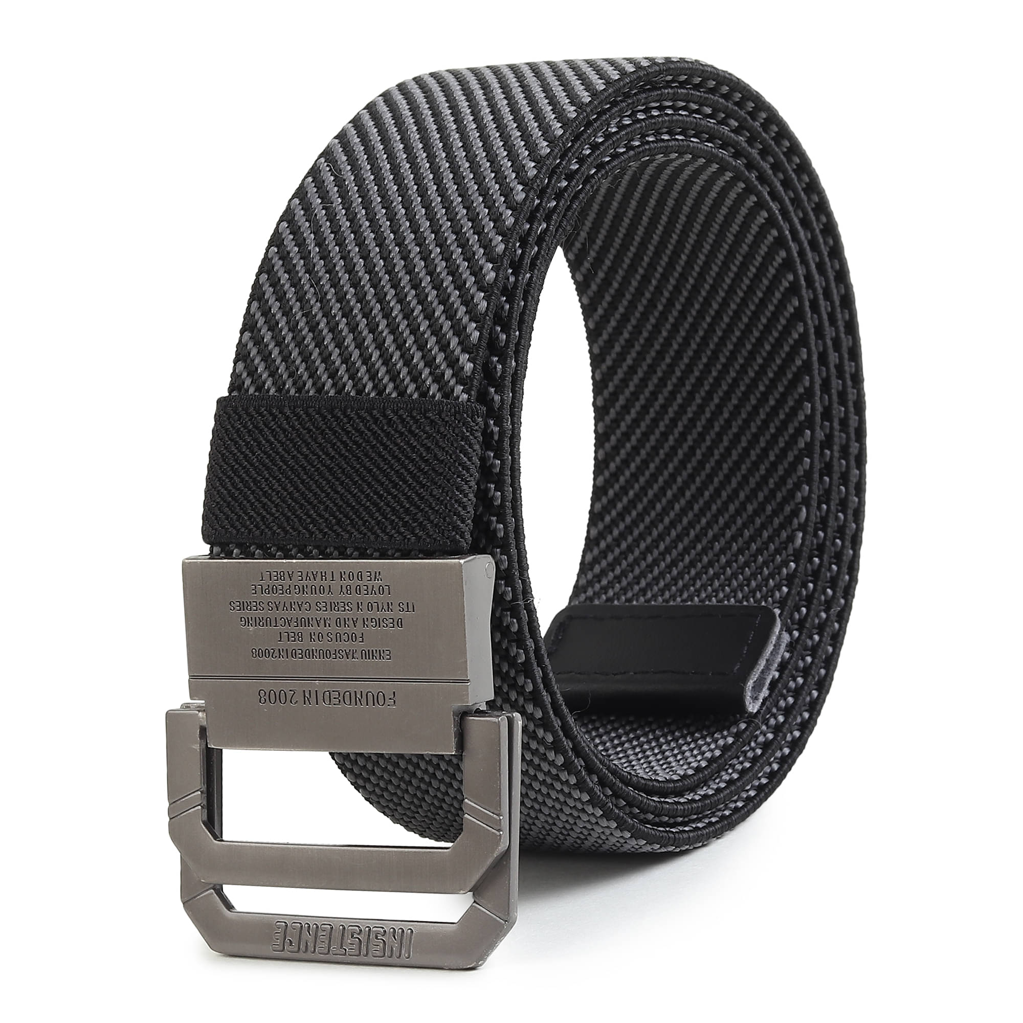     			SUNSHOPPING - Black Nylon Men's Casual Belt ( Pack of 1 )