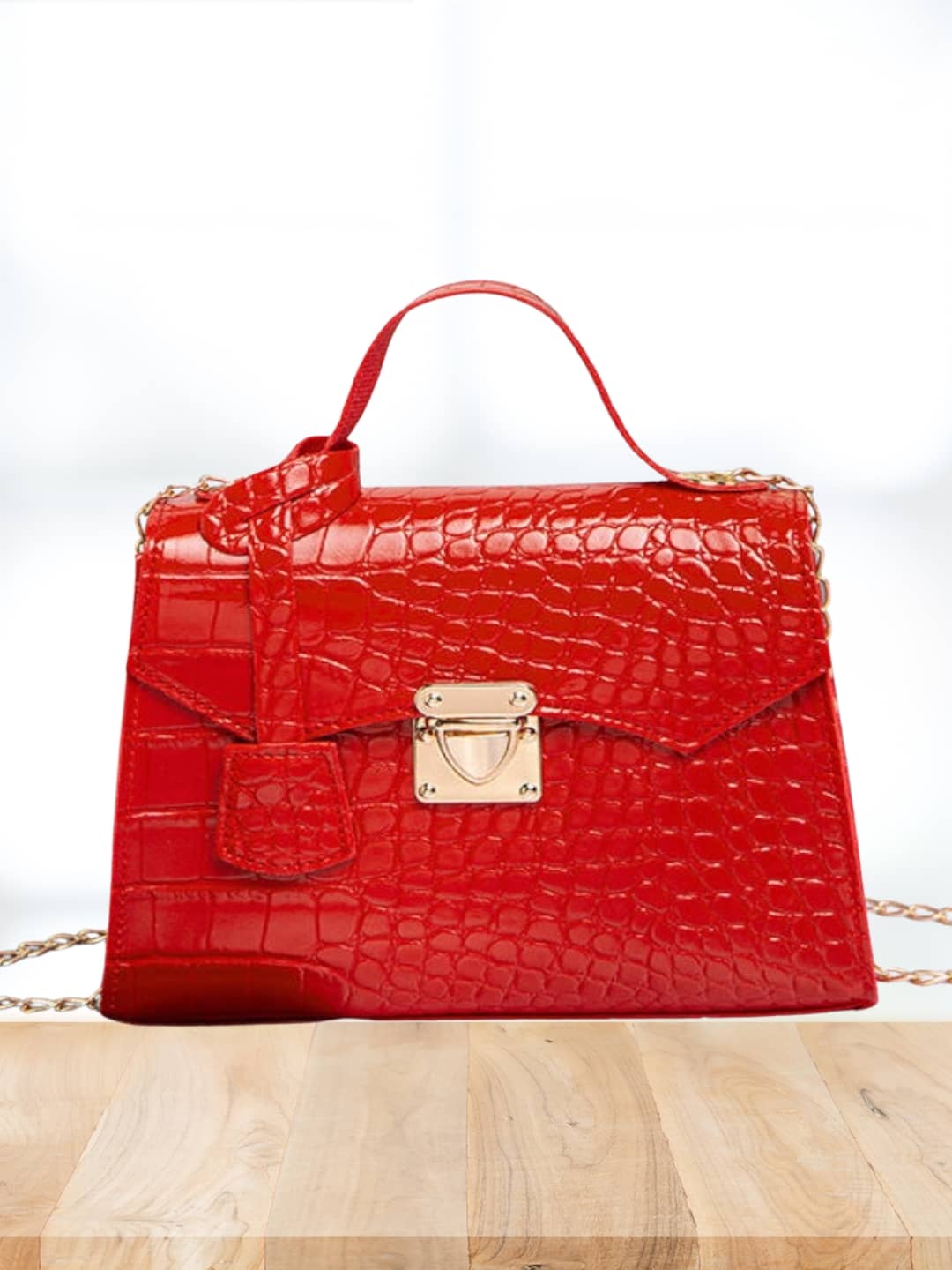 gufrina Sling Bag PU Set of 1 ( Red ) - Handbags | Buy online on ZillyBuy
