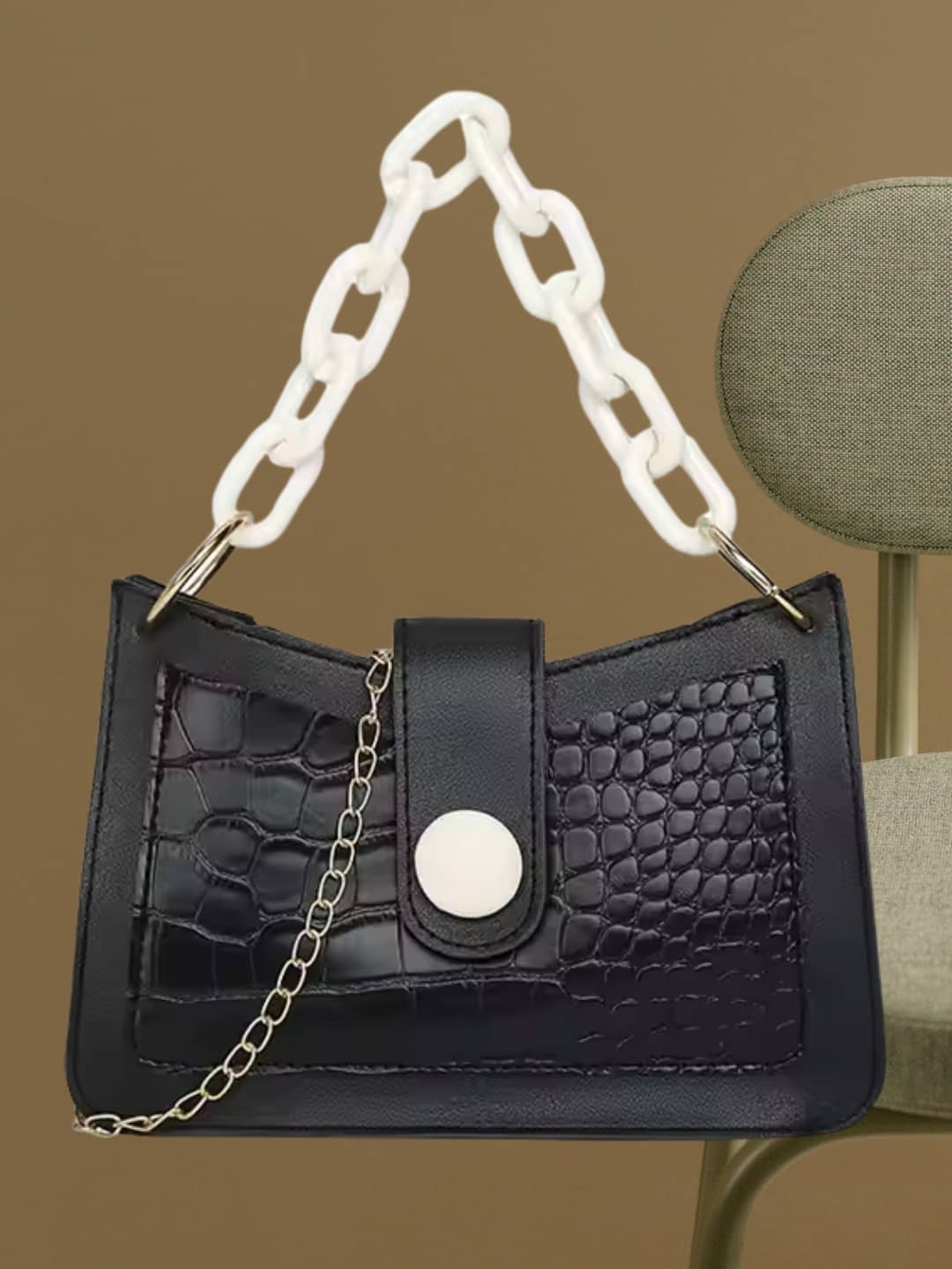 gufrina Sling Bag PU Set of 1 ( Black ) - Handbags | Buy online on ZillyBuy