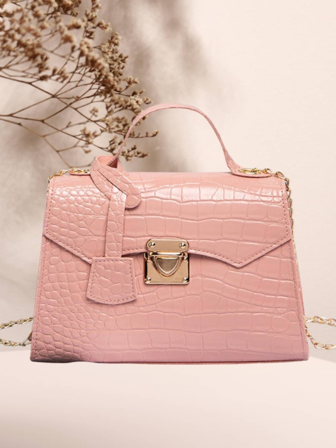     			gufrina Sling Bag PU Set of 1 ( Peach )