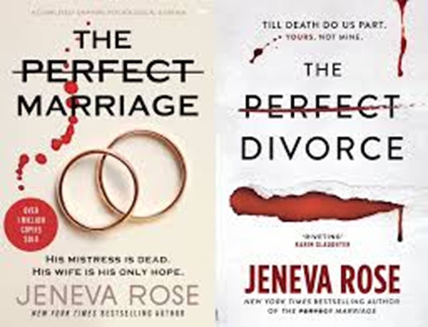     			BEST COMBO (2 BOOKS) THE PERFECT MARRIAGE & THE PERFECT DIVORCE paper back