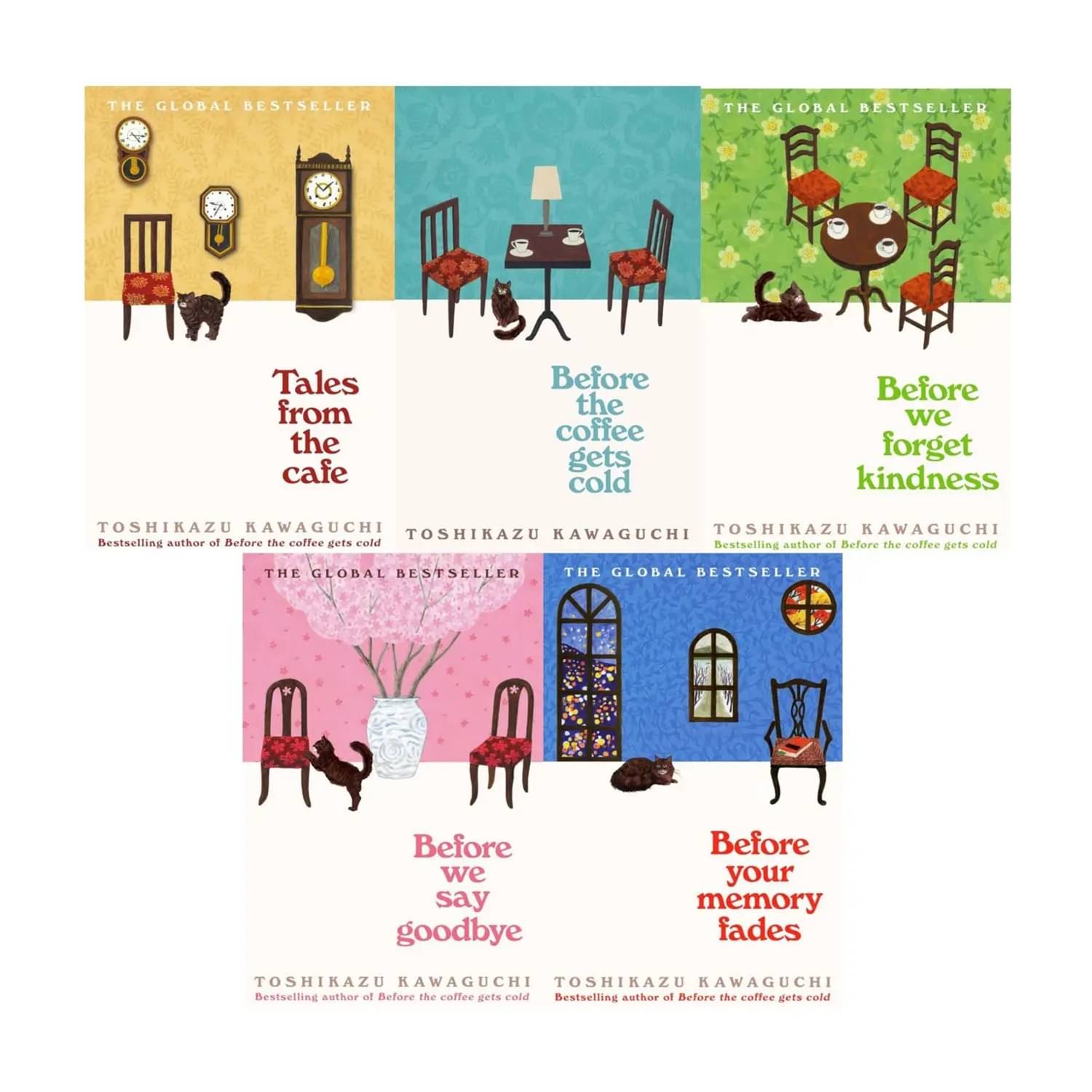 (Combo of 5) Before the Coffee Gets Cold Bookset By Toshikazu Kawaguchi     			(Combo of 5) Before the Coffee Gets Cold Bookset By Toshikazu Kawaguchi