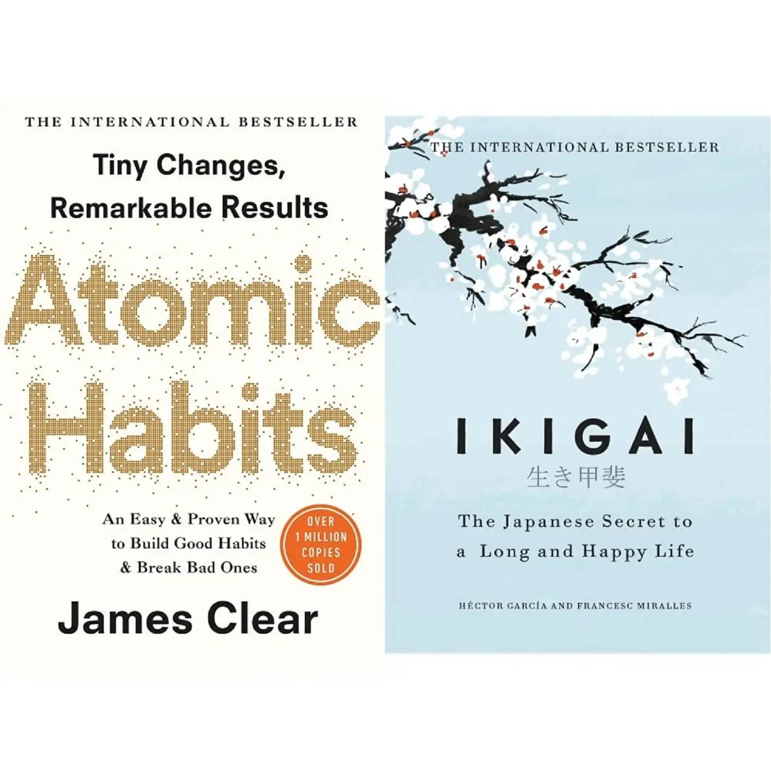     			Ikigai and Atomic Habits Combo (Set of 2)- Paperback