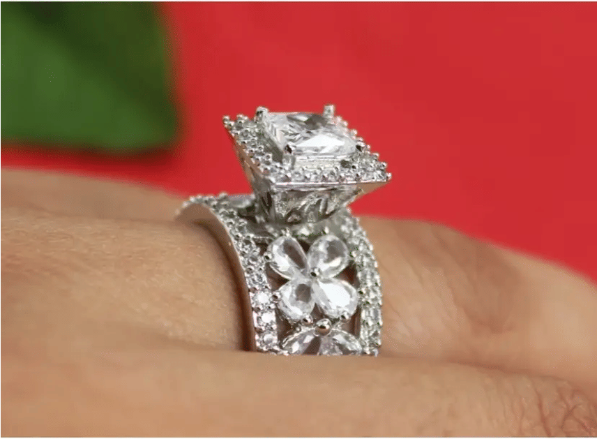 SUNHARI Silver Rings ( Pack of 1 )