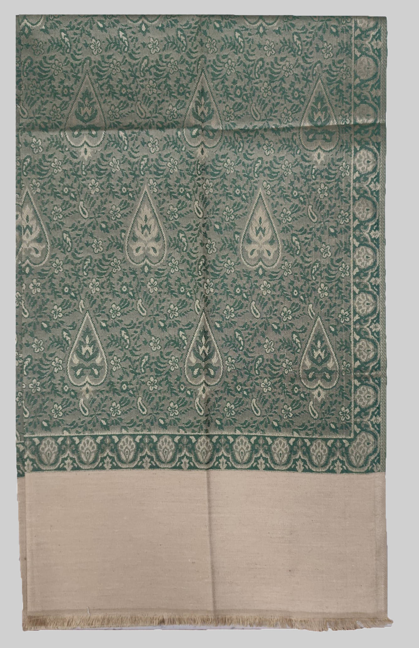 Soul Essence Green Self Design Shawl - ( Pack of 1 ) Soul Essence Green Self Design Shawl - ( Pack of 1 )
