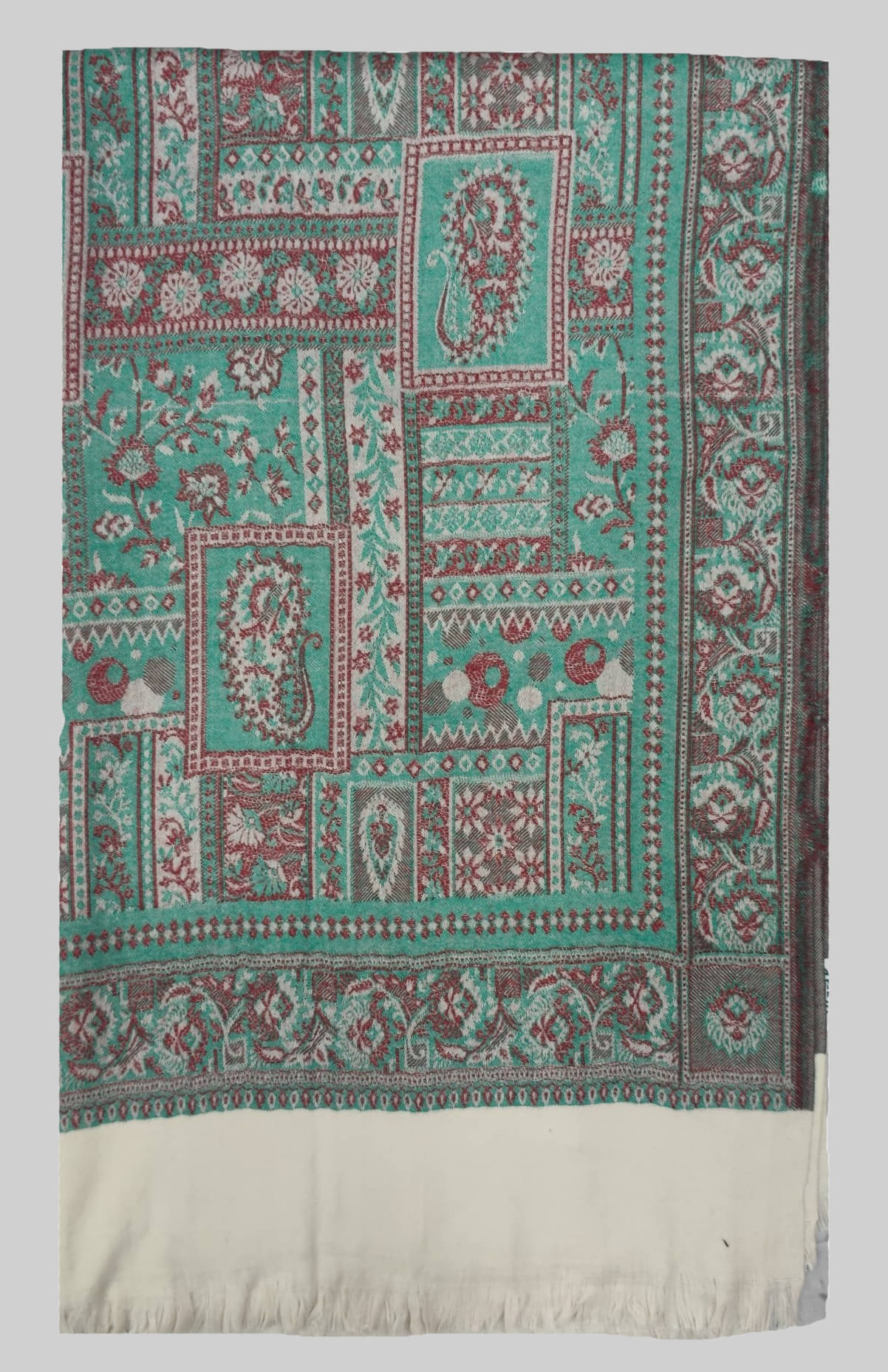 Soul Essence Green Self Design Shawl - ( Pack of 1 ) Soul Essence Green Self Design Shawl - ( Pack of 1 )