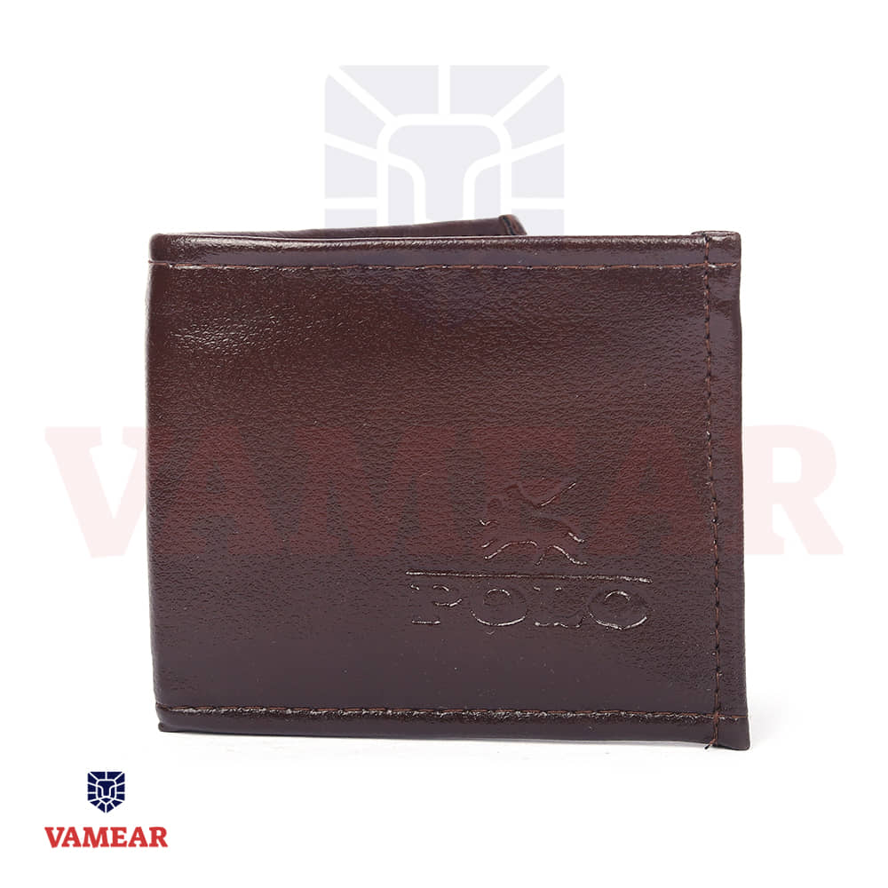 VAMEAR Faux Leather Solid Men's Two Fold Wallet,Regular Wallet With 5 Slots For Card ( Brown , Pack of 1 ) - Handbags | Buy online on ZillyBuy
