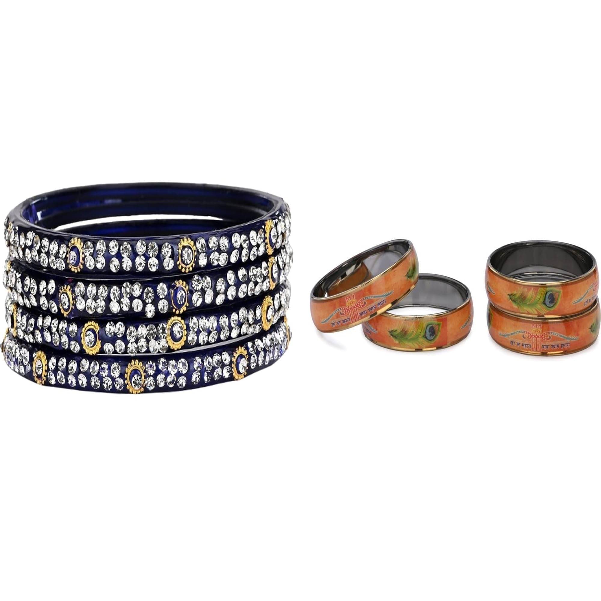 AFAST Multicolor Bangle Set ( Pack of 2 ) AFAST Multicolor Bangle Set ( Pack of 2 )