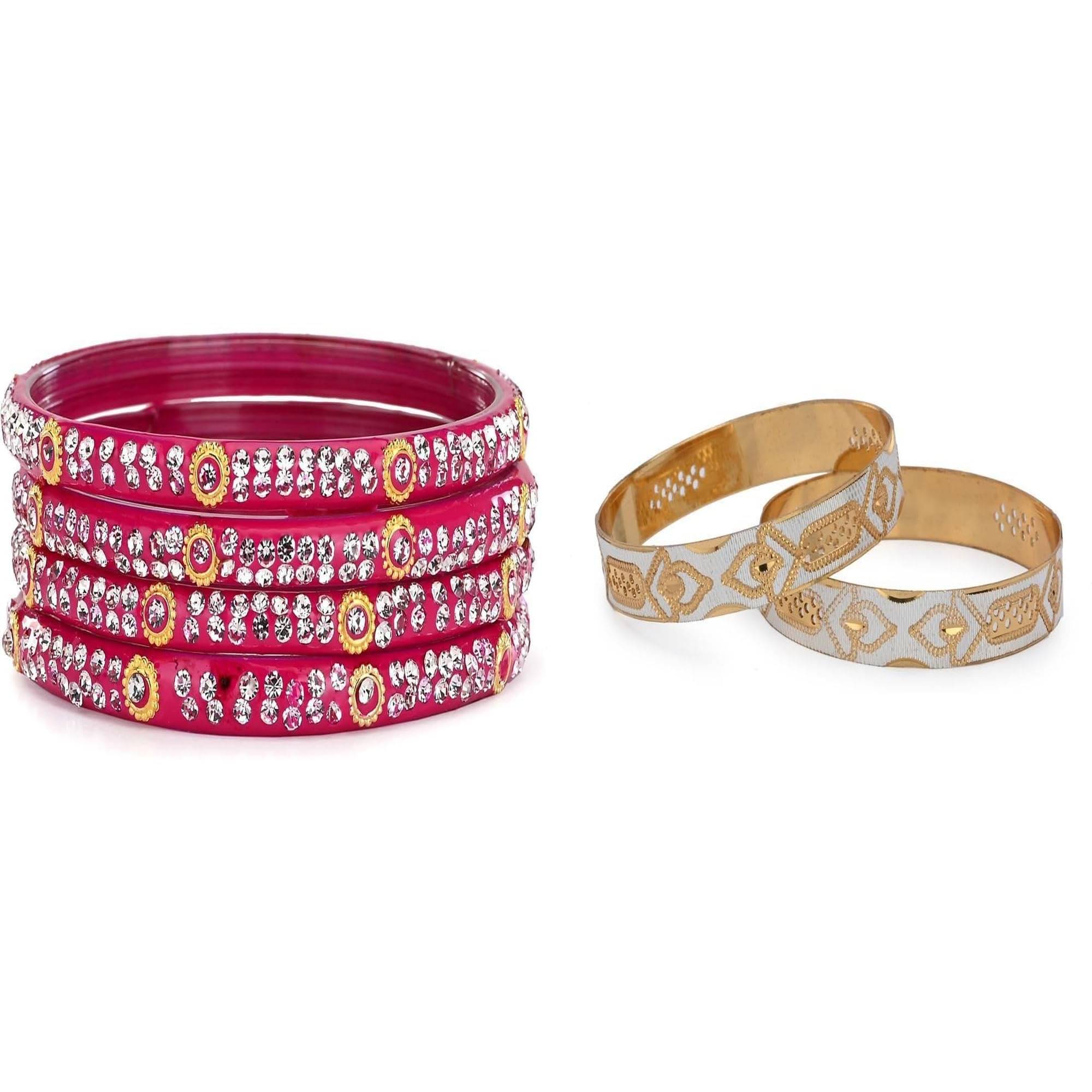 AFAST Multicolor Bangle Set ( Pack of 2 ) AFAST Multicolor Bangle Set ( Pack of 2 )