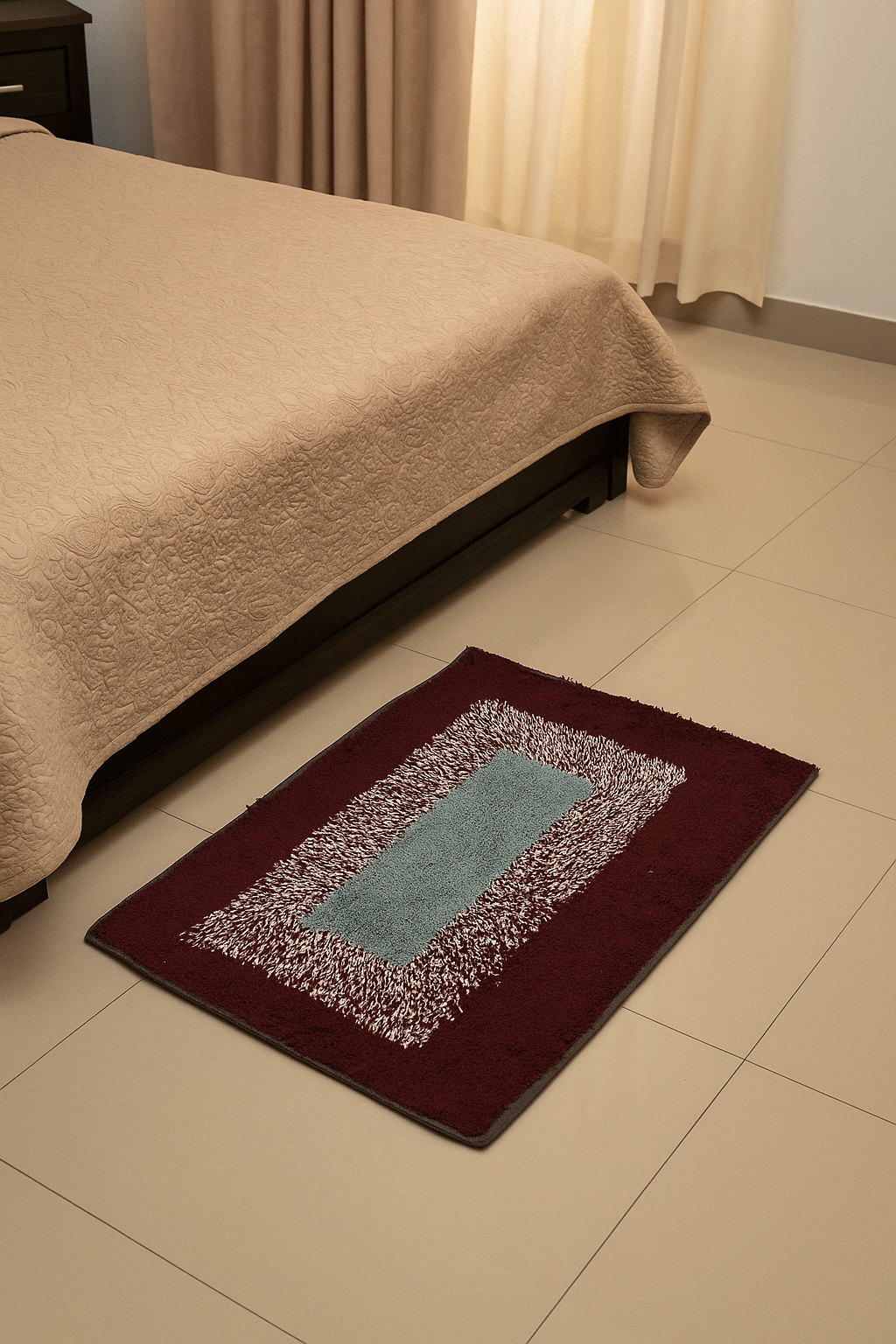     			ANtiqo Red Coir Rectangular Floor Mat ( Pack of 1 )