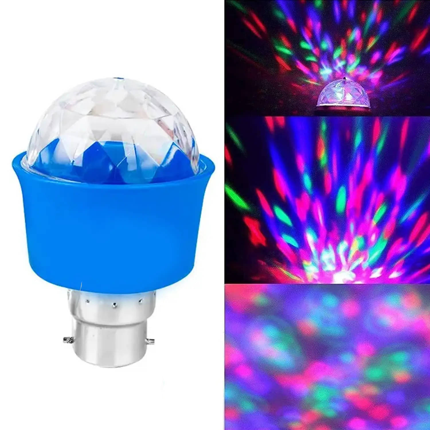 Amor Benison 10 Mtr Disco Ball 3 Watt Multi LED Function Super Bright 5W Dimmable LED Bulb ( Single Pack ) Amor Benison 10 Mtr Disco Ball 3 Watt Multi LED Function Super Bright 5W Dimmable LED Bulb ( Single Pack )