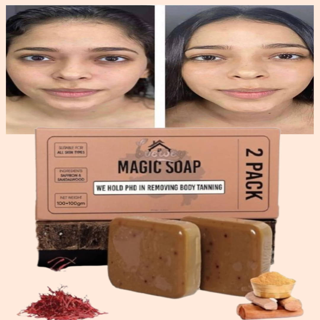 BUEWEY Beauty GHARI Soap Magic And Saffron Bath Soap for All Skin Type ( Pack of 2 ) BUEWEY Beauty GHARI Soap Magic And Saffron Bath Soap for All Skin Type ( Pack of 2 )