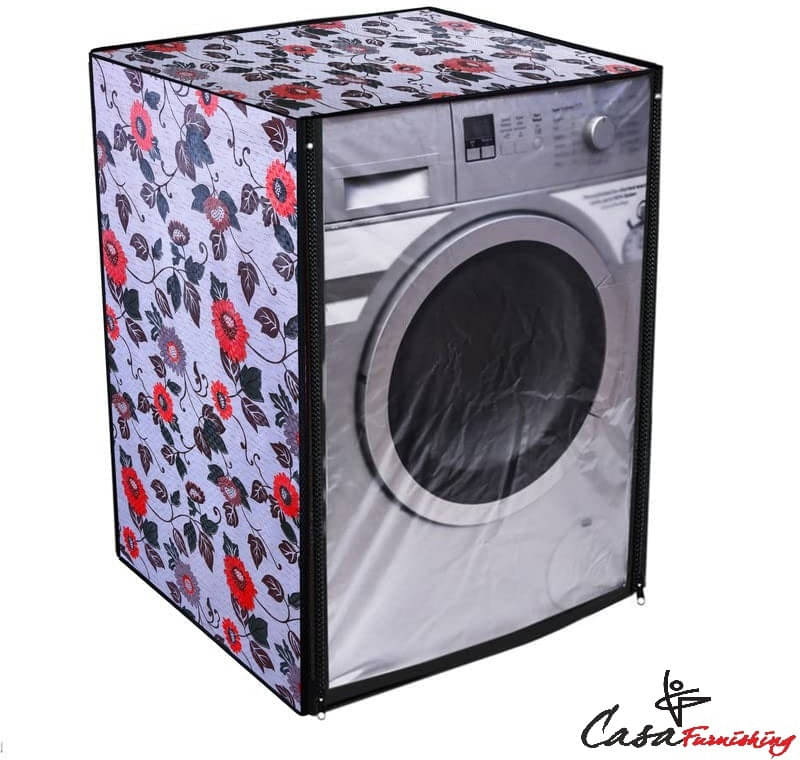    			CASA FURNISHING Front Load Washing Machine Cover Compatiable For 11 kg - MULTICOLOR