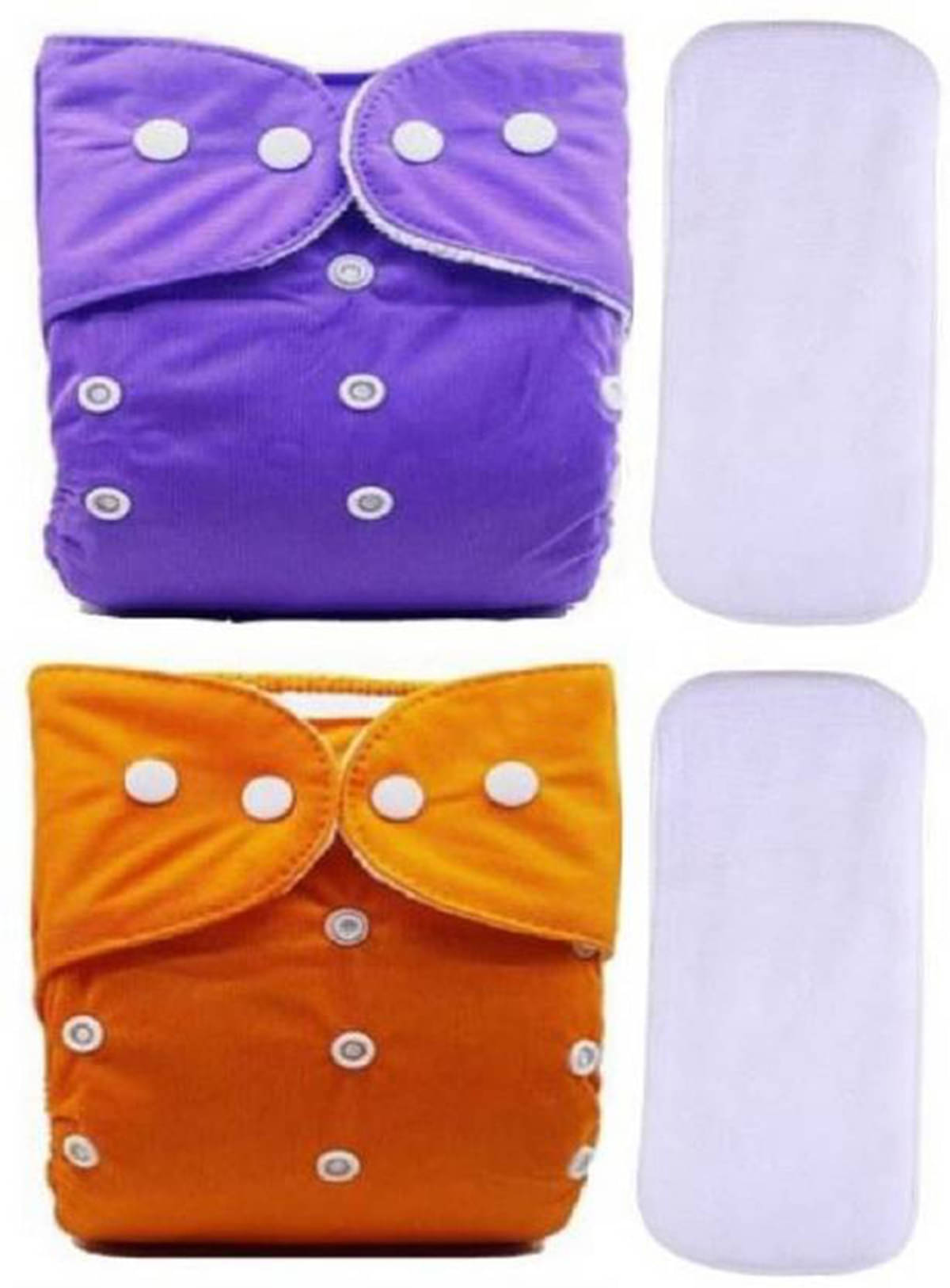 Estilo Vastra Reusable Cloth Nappy With Insert ( Pack of 2 ) Estilo Vastra Reusable Cloth Nappy With Insert ( Pack of 2 )